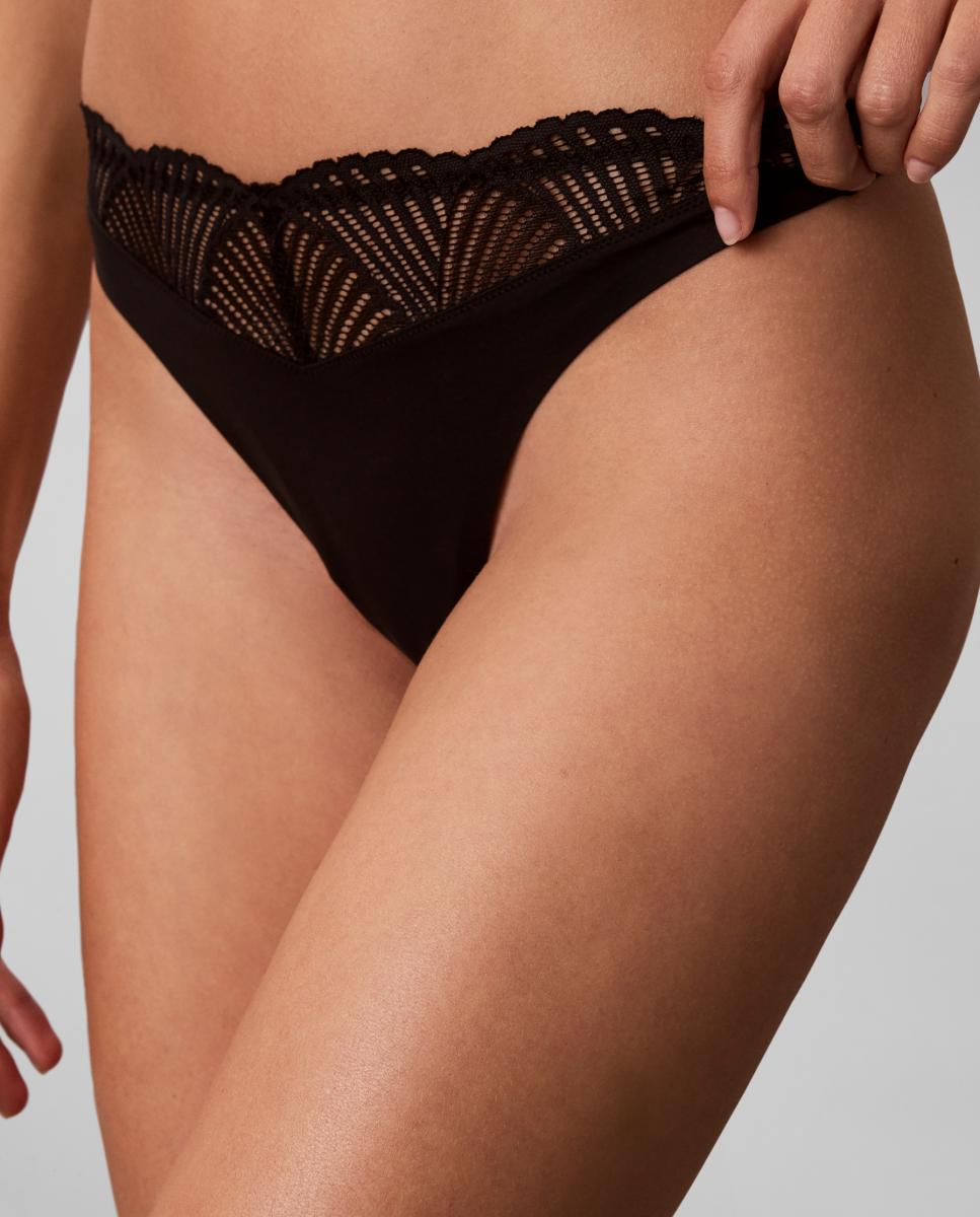 Imagen 0 de Tanga individual Negro