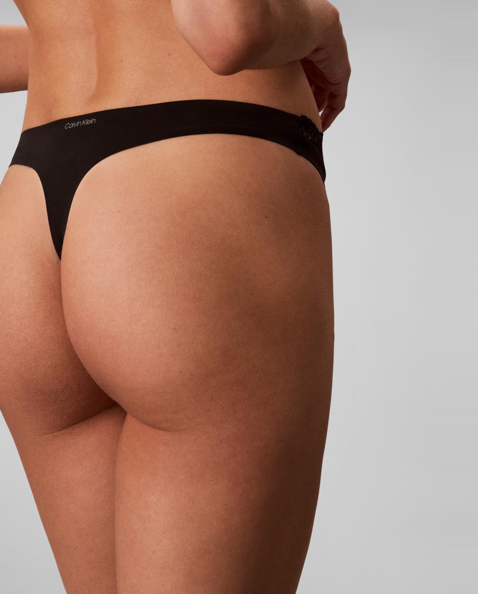 Tanga individual - Calvin Klein - Negro Negro-4