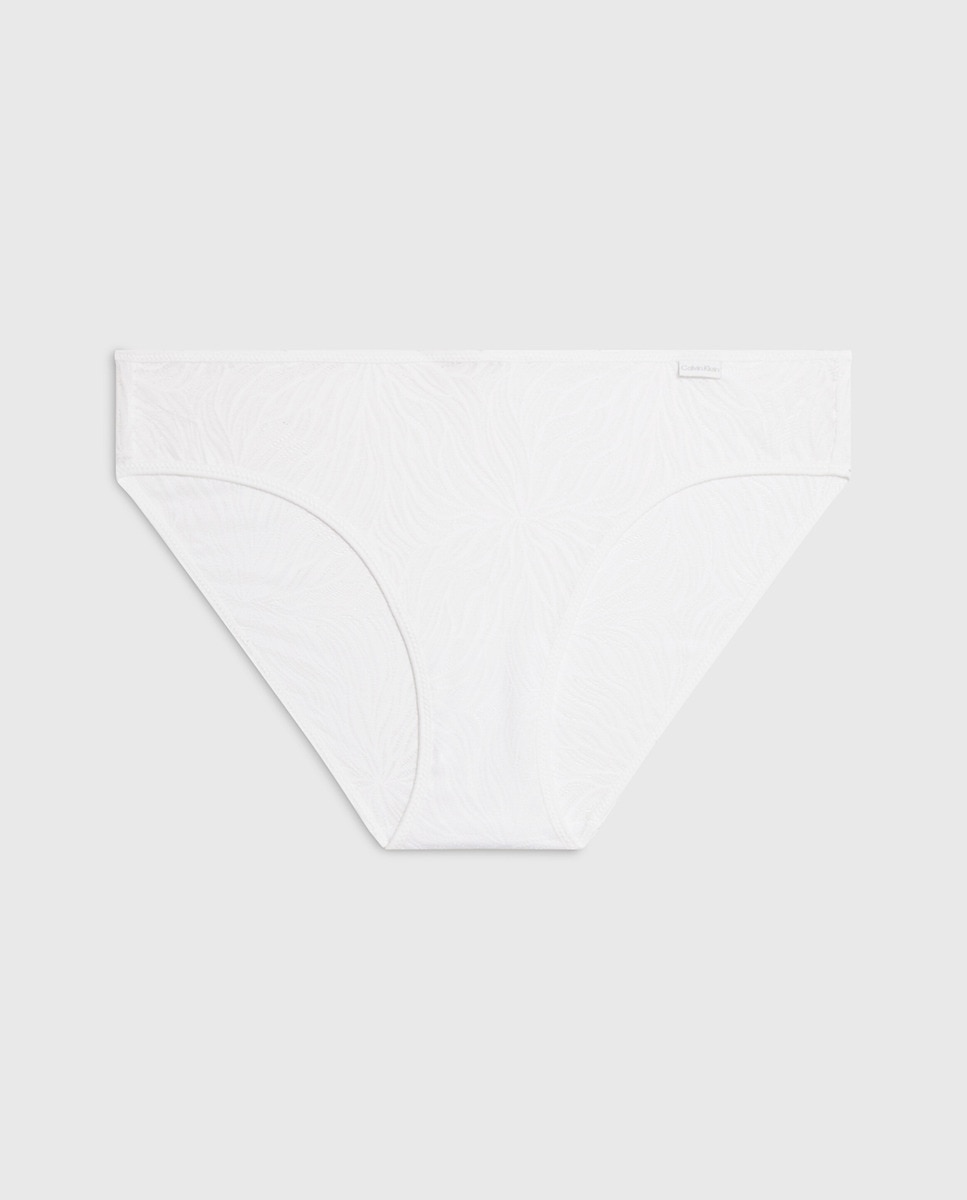 Braga clásica - Calvin Klein - Sheer Marq Lace - Negro Blanco-4