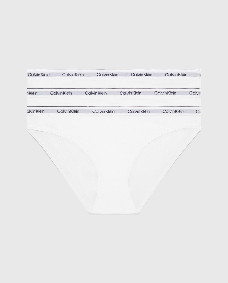 Pack de 3 Cuecas Clássicas - Modern Logo Branco-4