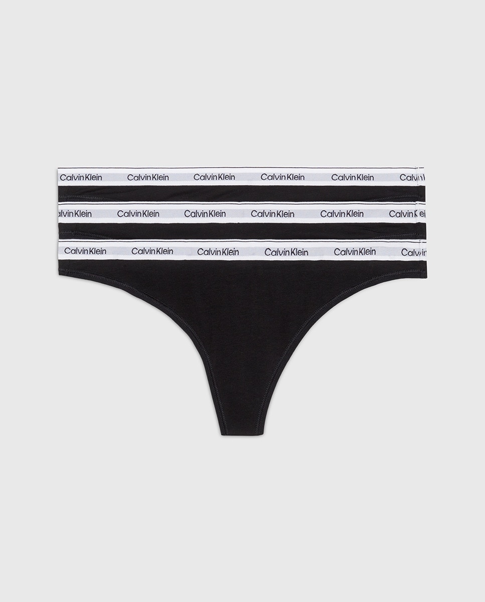 Pack de 3 Tangas - Modern Logo Preto-4