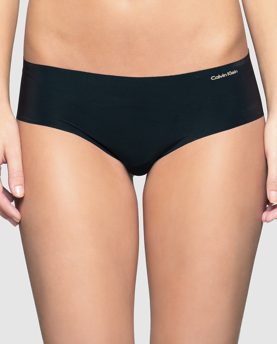Cuecas de mulher Calvin Klein sem costuras Preto-1