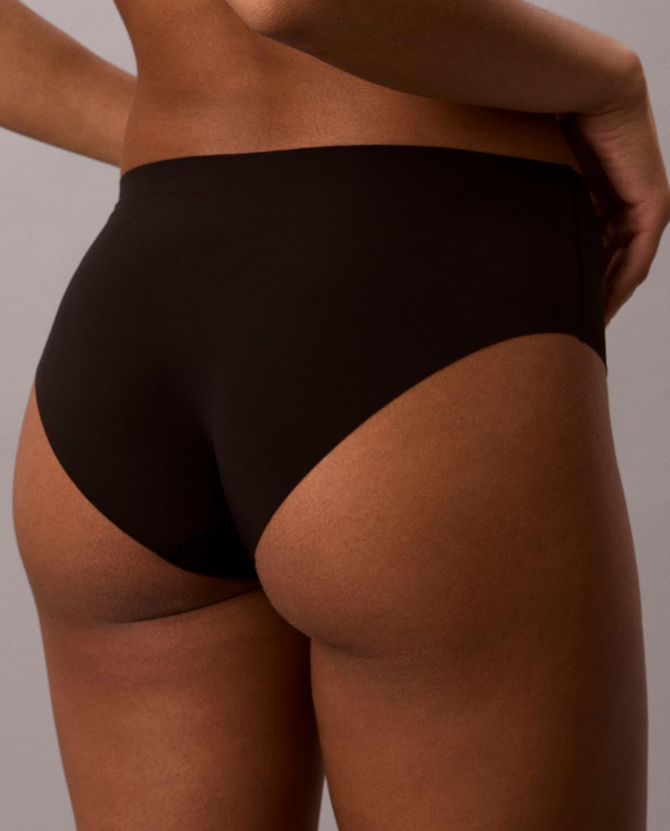 Cueca Tipo Culotte Individual Preto-3