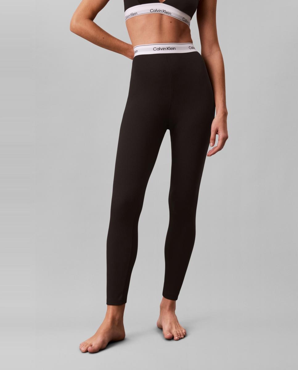 Leggings Caneladas Preto-2