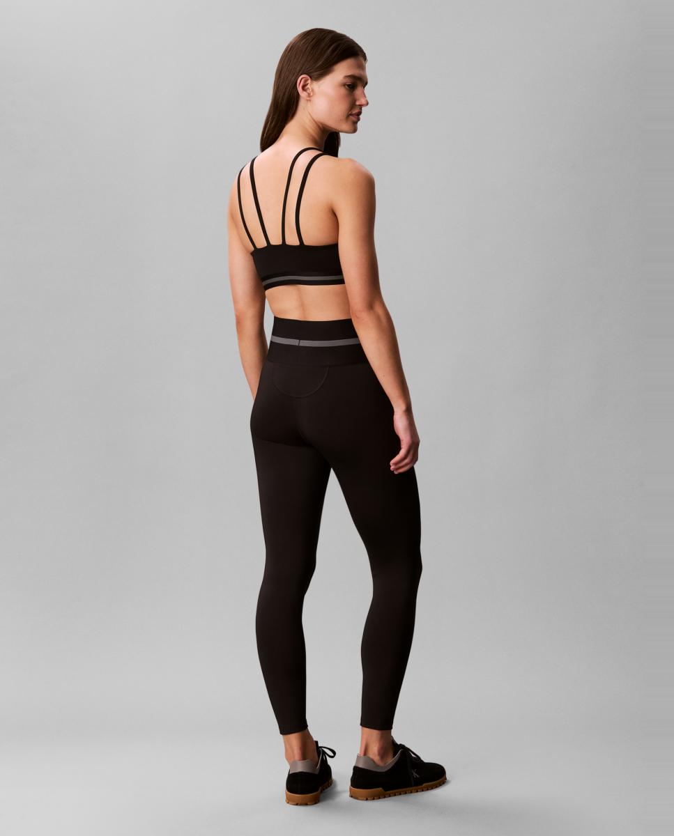 Leggings com Cós Largo Preto-3