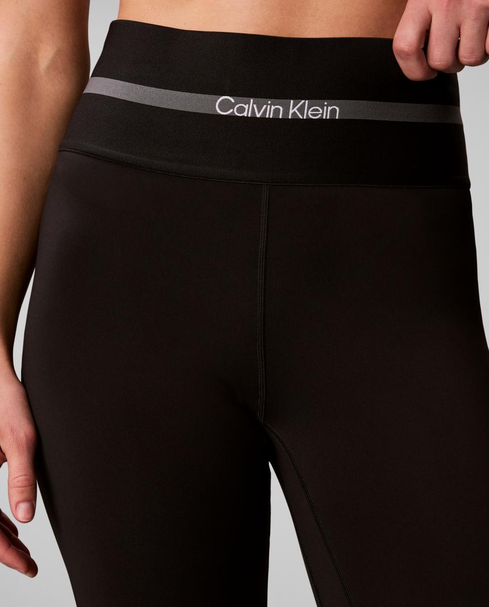 Leggings com Cós Largo Preto-4
