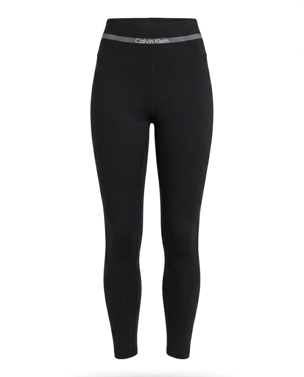 Leggings com Cós Largo Preto-7