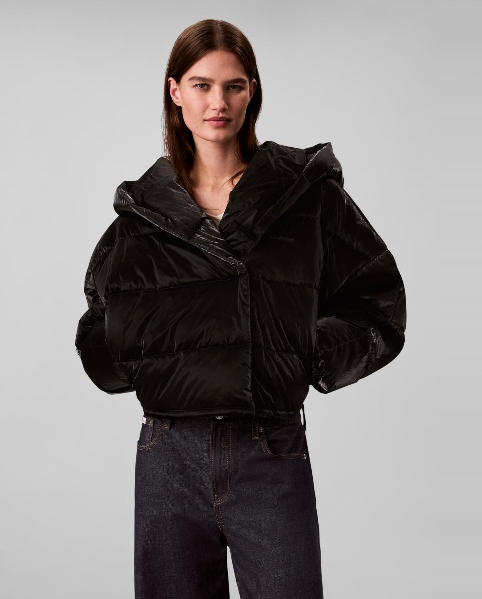 Chaqueta plumas brillante - Calvin Klein - Negro Negro-2