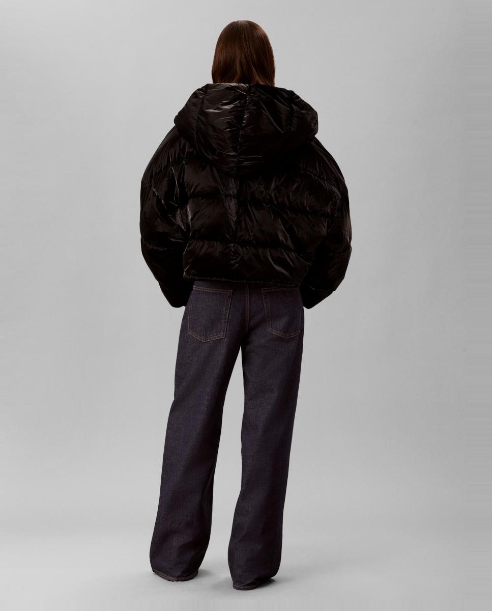 Chaqueta plumas brillante - Calvin Klein - Negro Negro-3