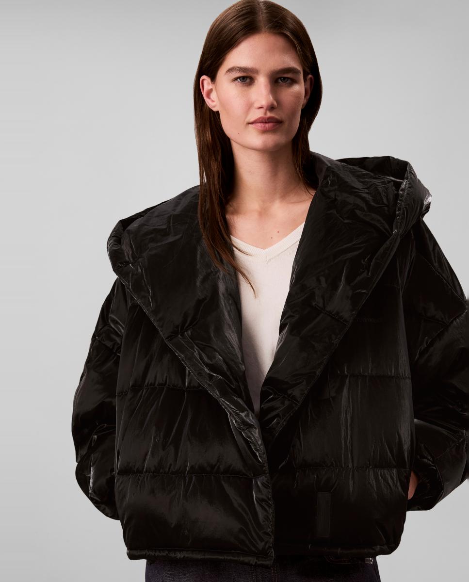 Chaqueta plumas brillante - Calvin Klein - Negro Negro-6