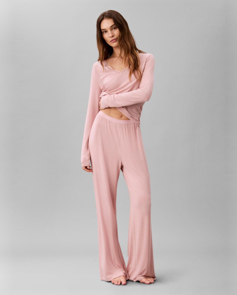Pantalón largo - Calvin Klein - Rosa Rosa-1