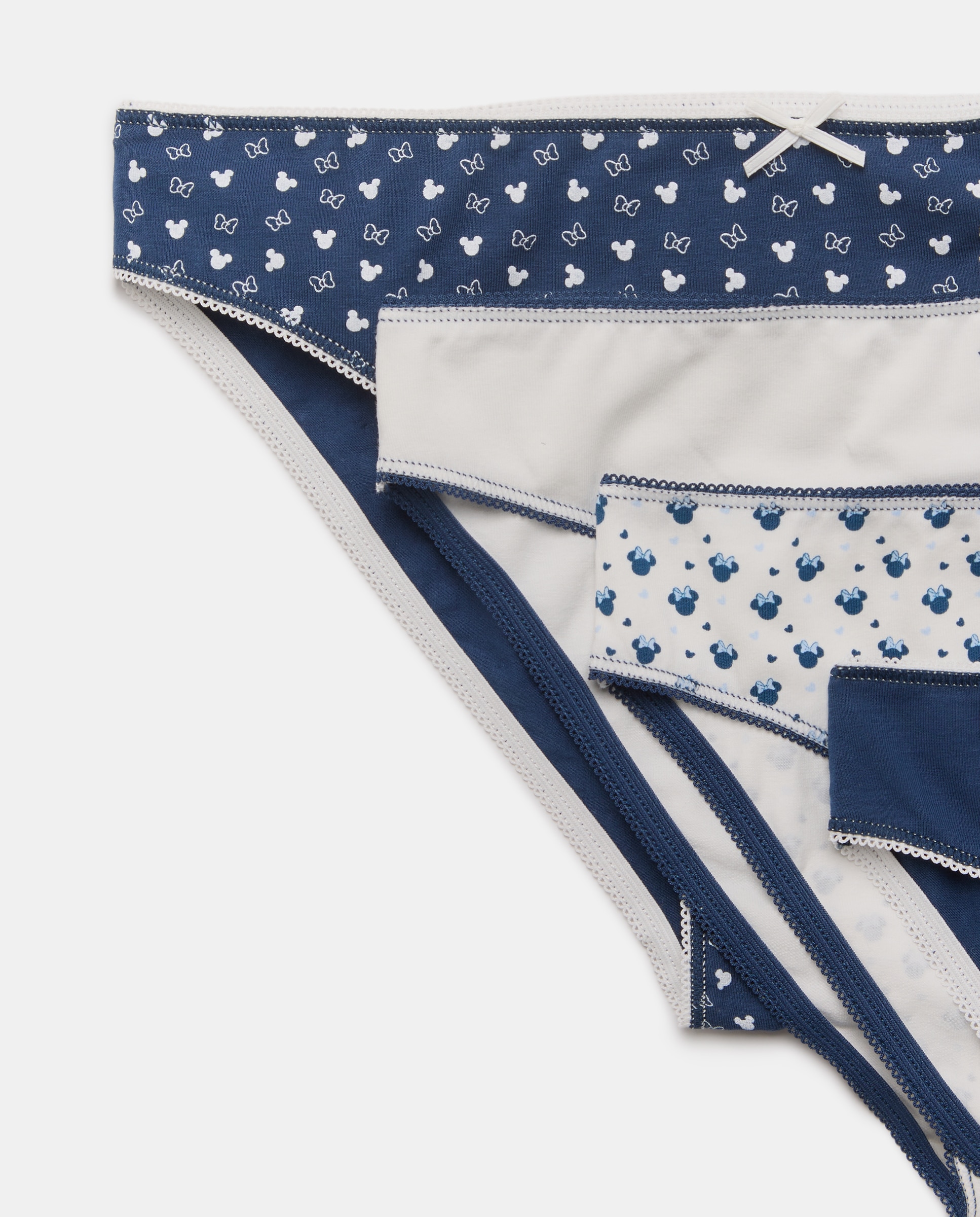 Pack de 4 Cuecas Minnie Azul-marinho-4