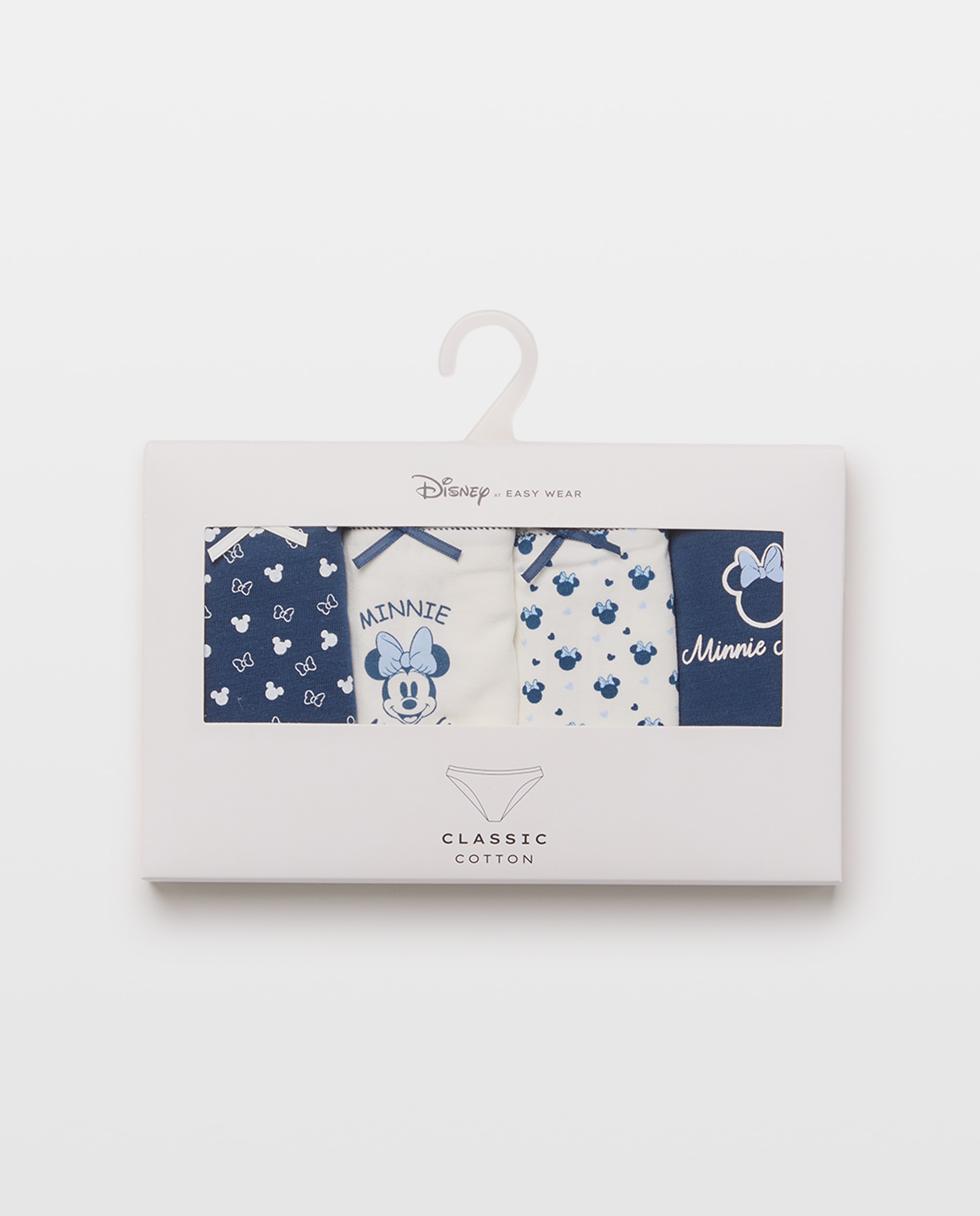 Pack de 4 Cuecas Minnie Azul-marinho-6