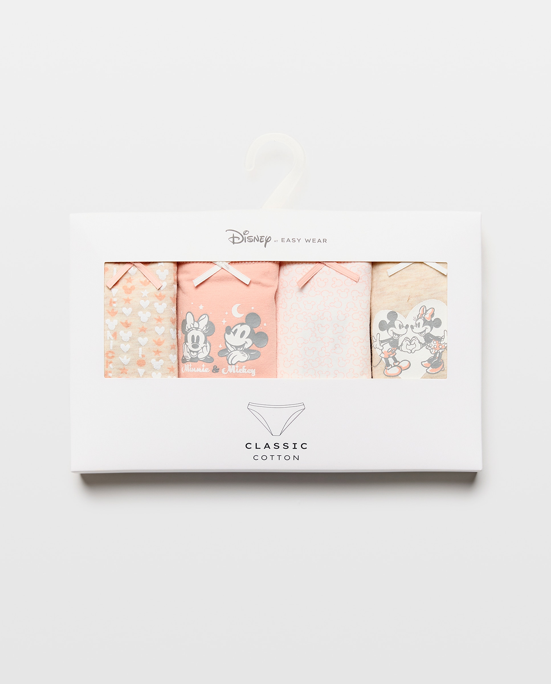 Pack de 4 Cuecas Mickey & Minnie 200 Rosa-5