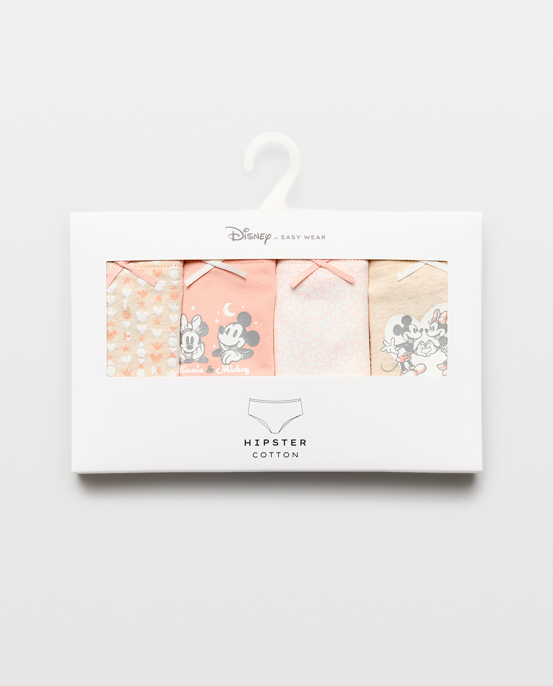 Pack de 4 Cuecas Hipster Mickey & Minnie 200 Rosa-6