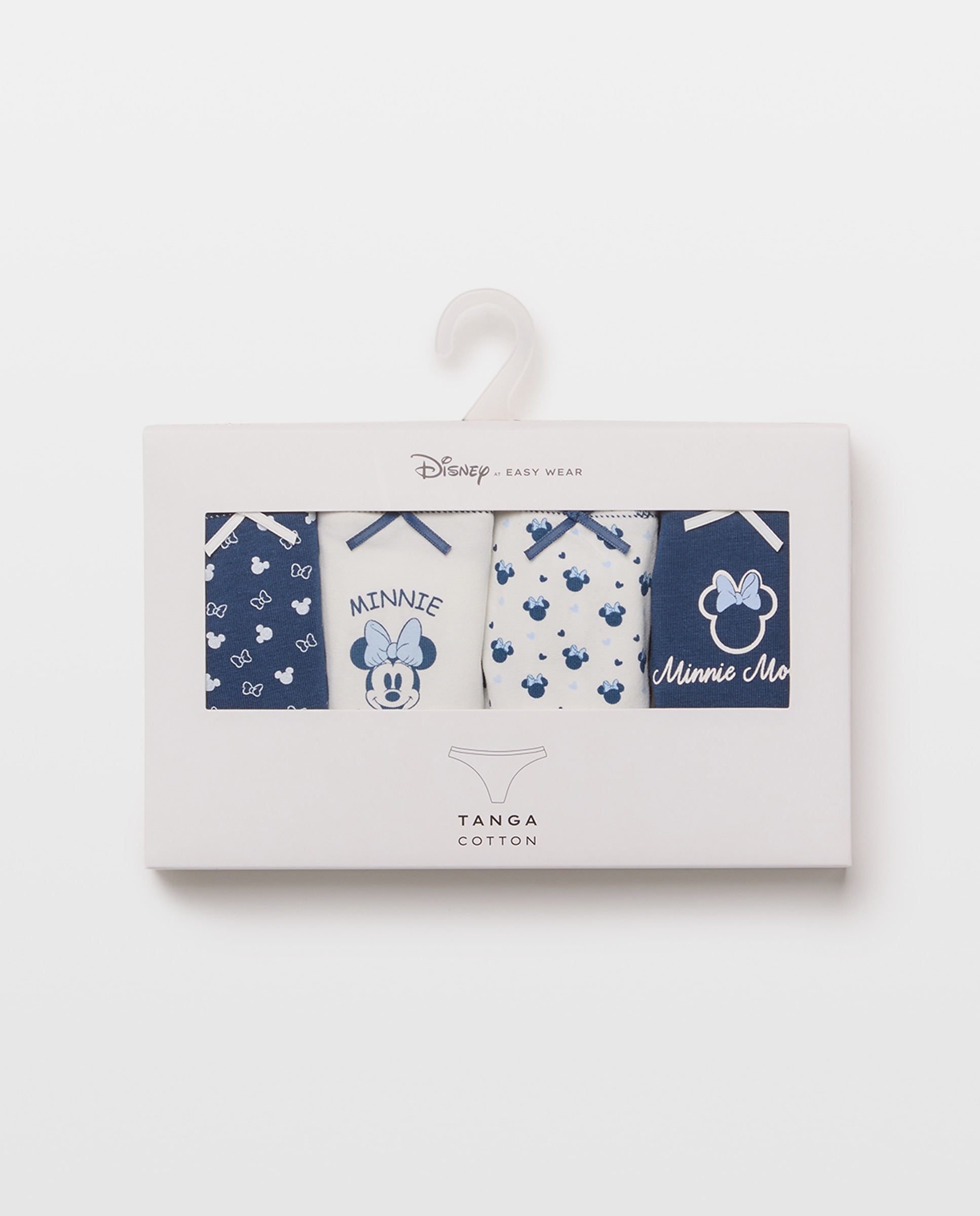 Pack de 4 Tangas Minnie Azul-marinho-6