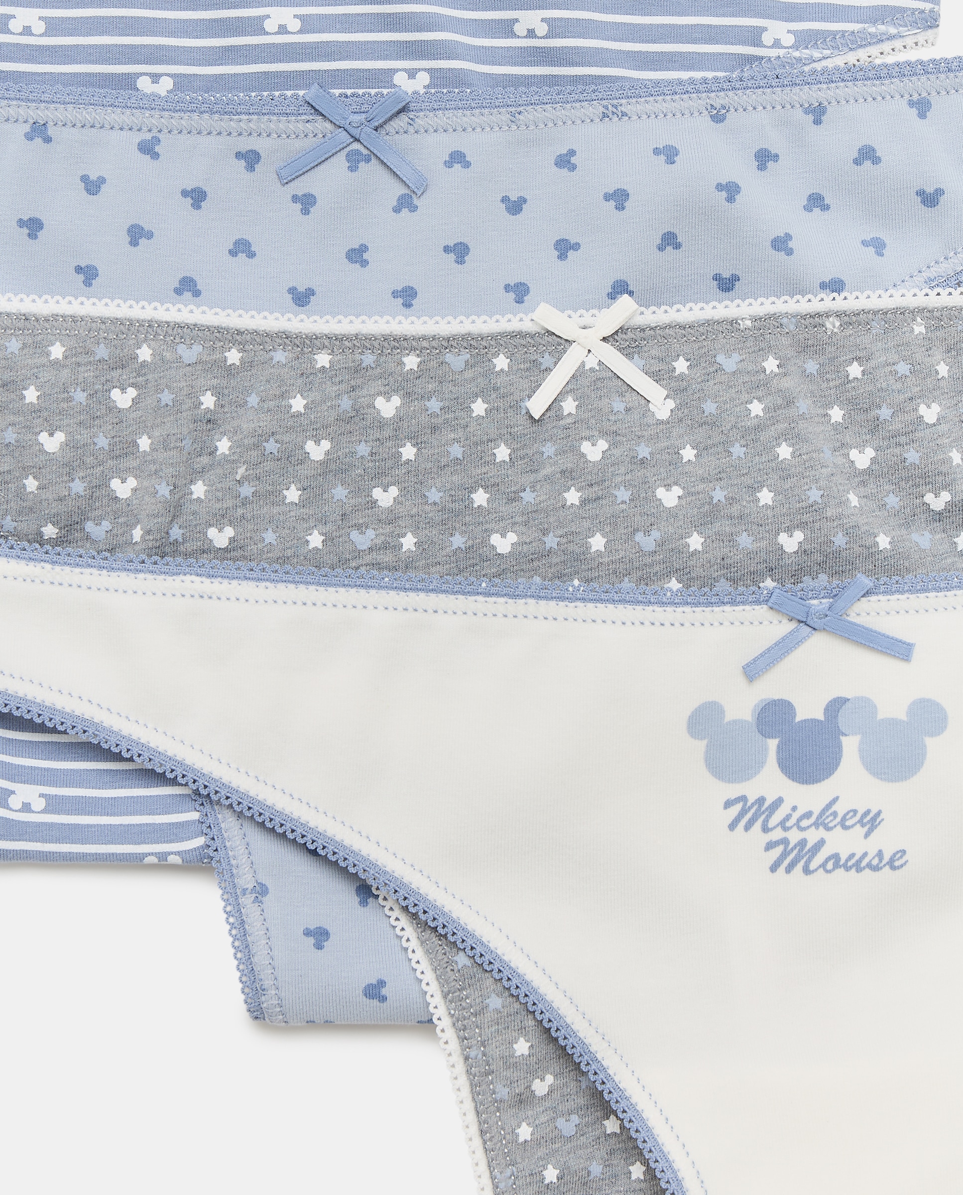 Pack de 4 Tangas Mickey 400 Azul-5