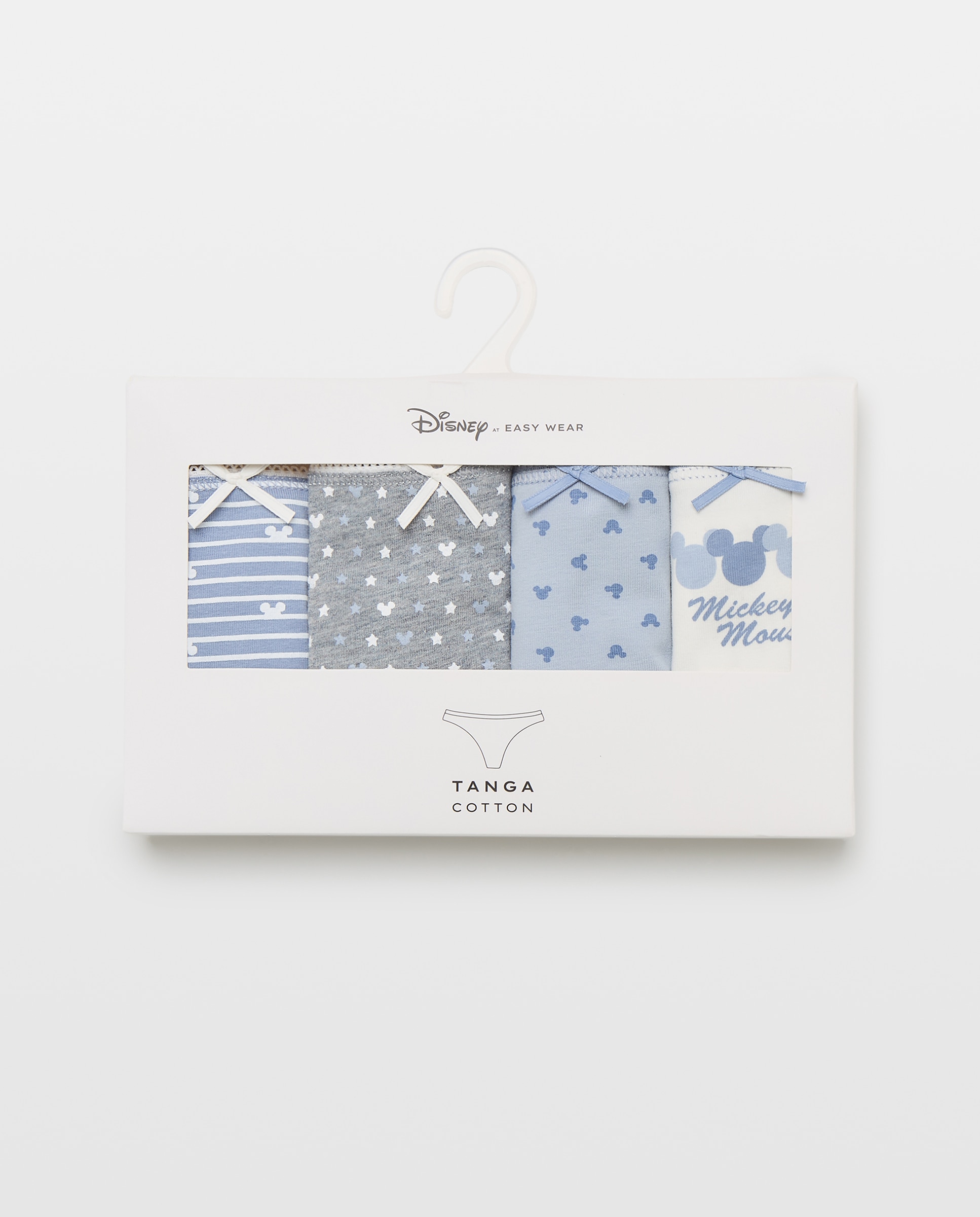 Pack de 4 Tangas Mickey 400 Azul-7