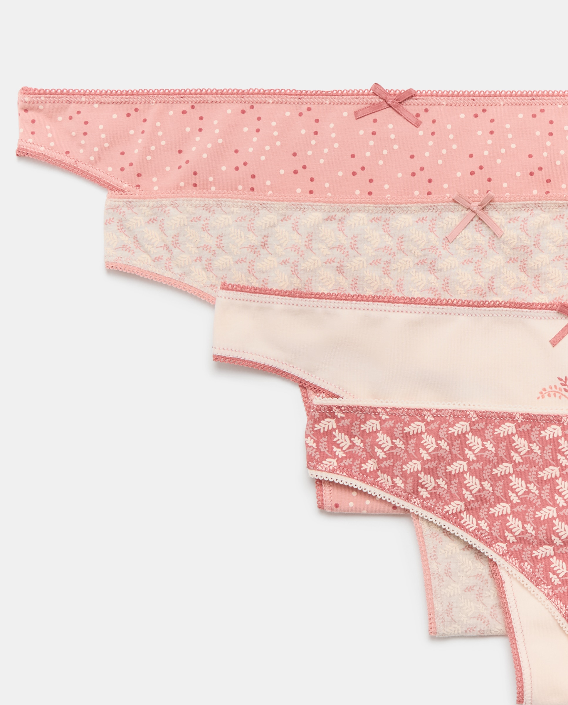 Pack de 4 Tangas Loveday Bege-4