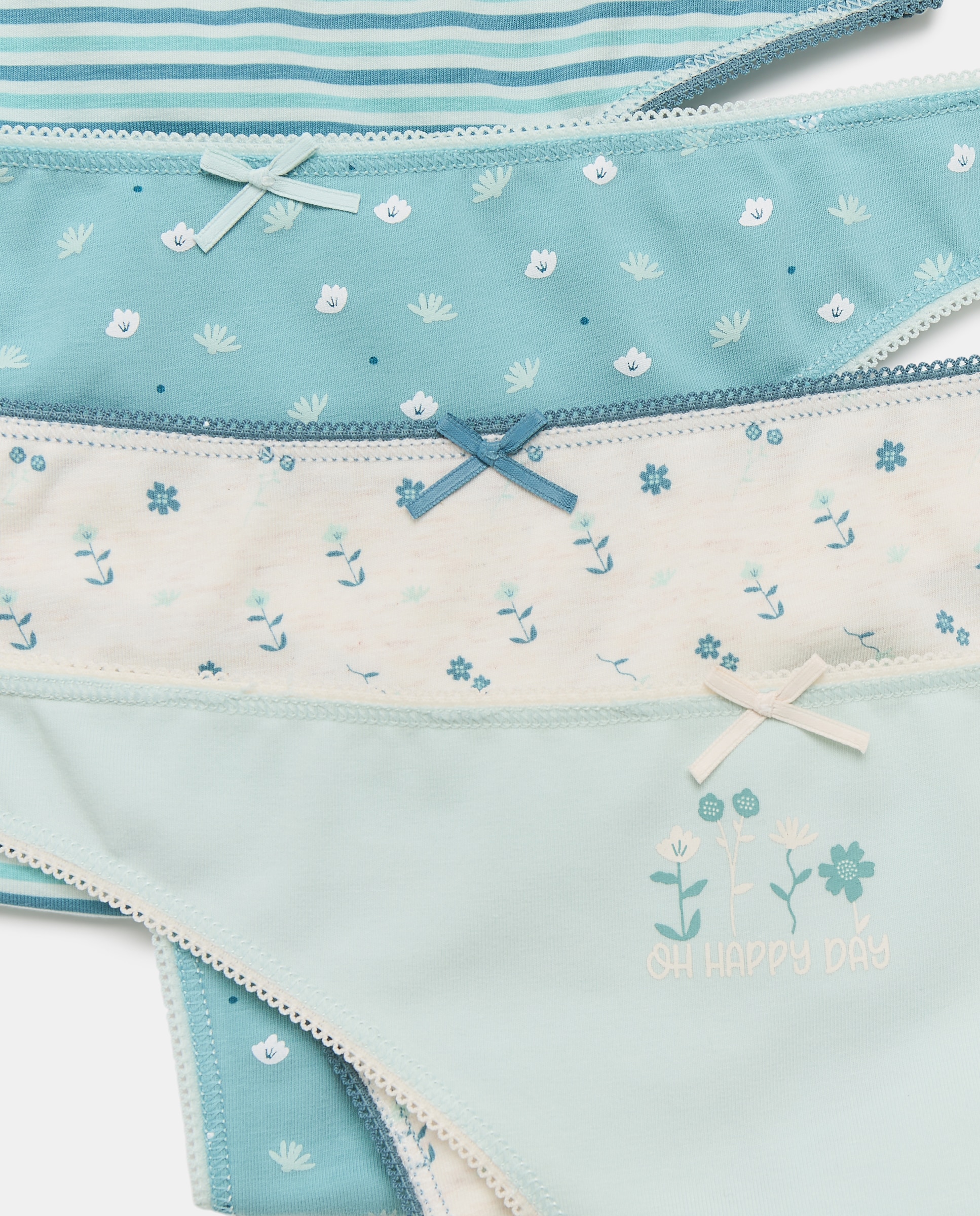 Pack de 4 Tangas Happy Day Verde-4
