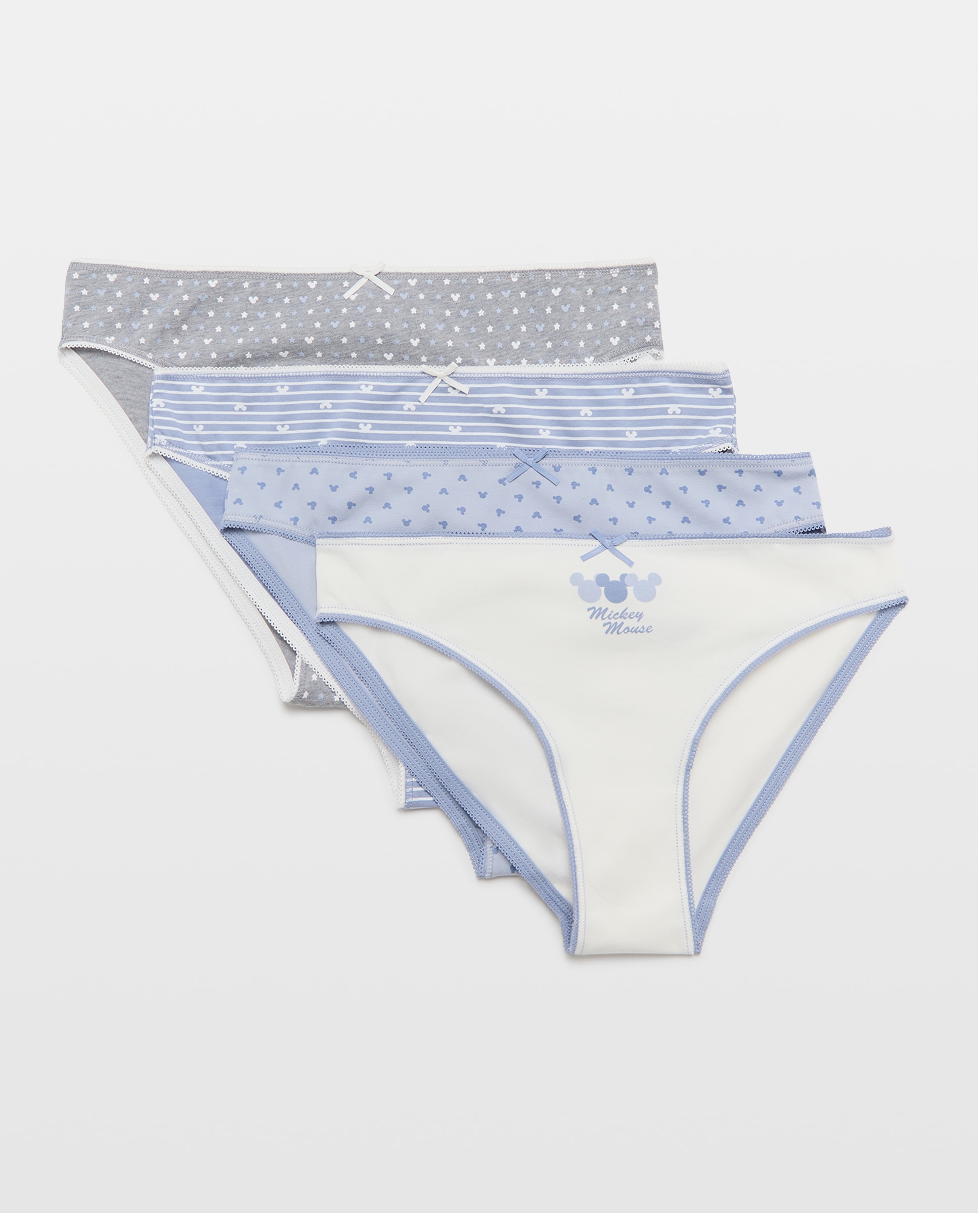 Pack 4 bragas Mickey - Easy Wear - 400 Azul 400 Azul-3