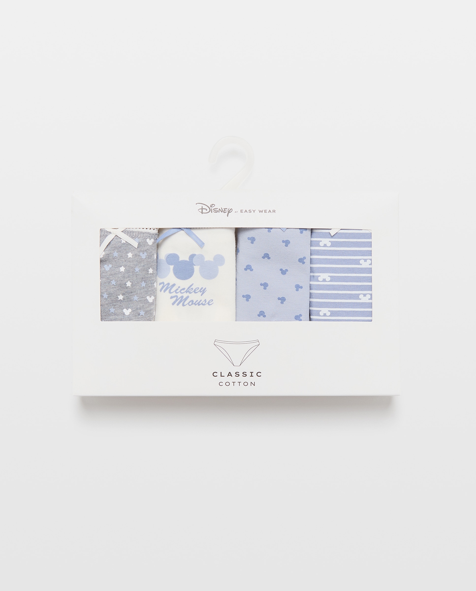 Pack 4 bragas Mickey - Easy Wear - 400 Azul 400 Azul-6