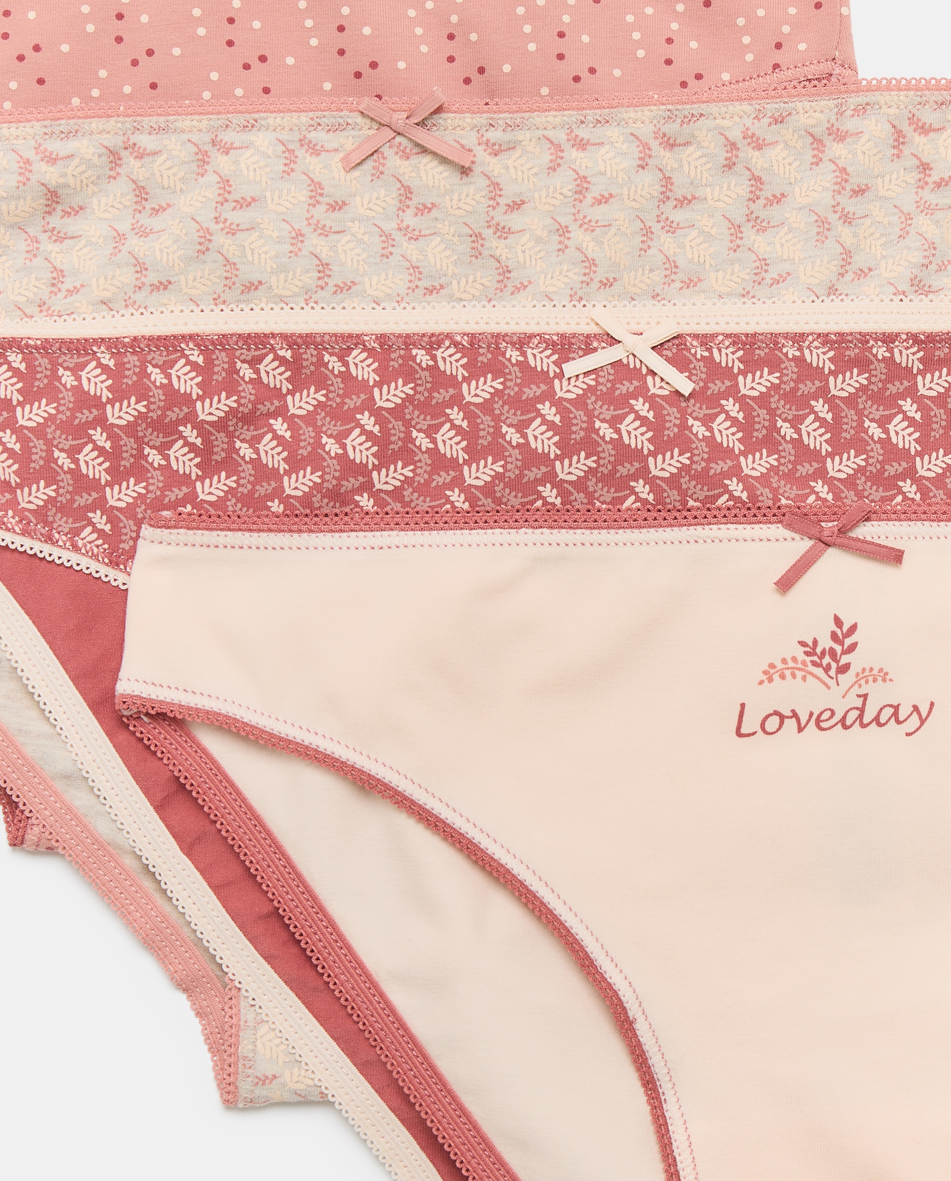 Pack de 4 Cuecas Loveday Bege-4