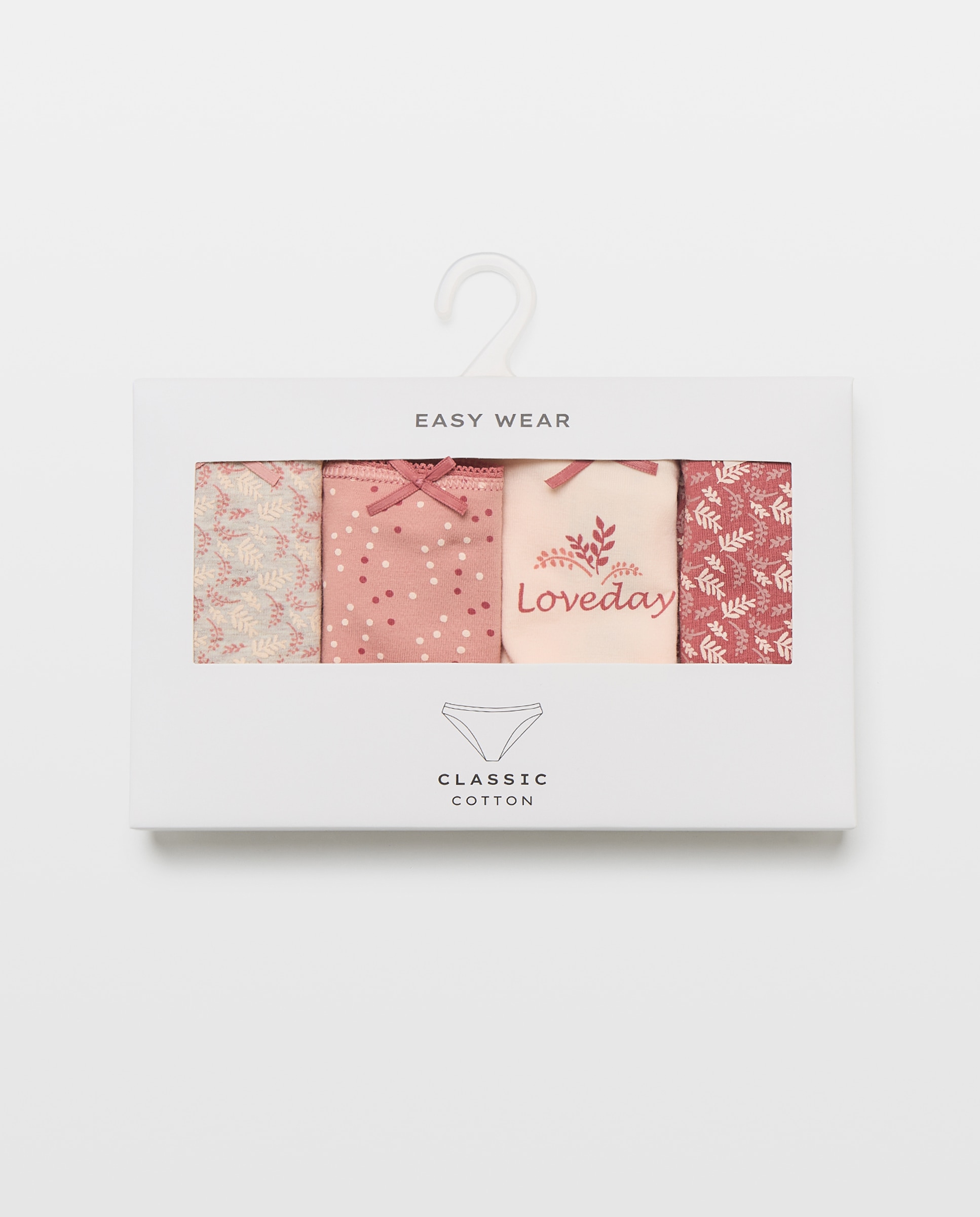 Pack de 4 Cuecas Loveday Bege-6