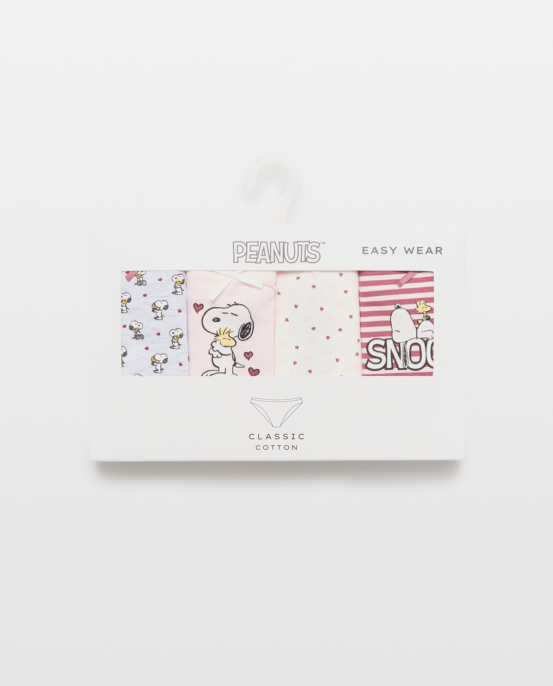 Pack cuatro bragas Snoopy - Easy Wear - 200 Rosa 200 Rosa-6
