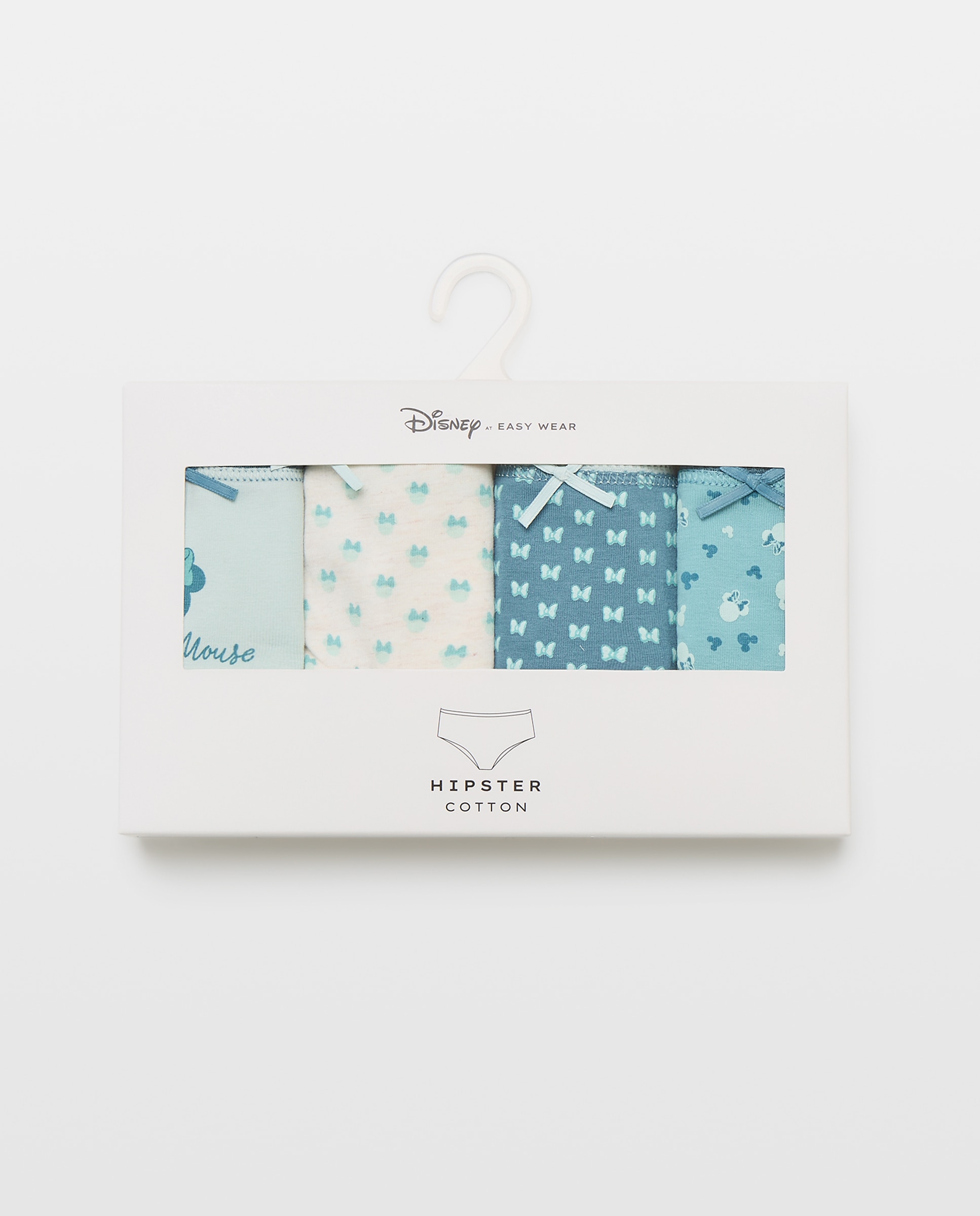 Pack de 4 Cuecas Hipster Minnie Verde-6