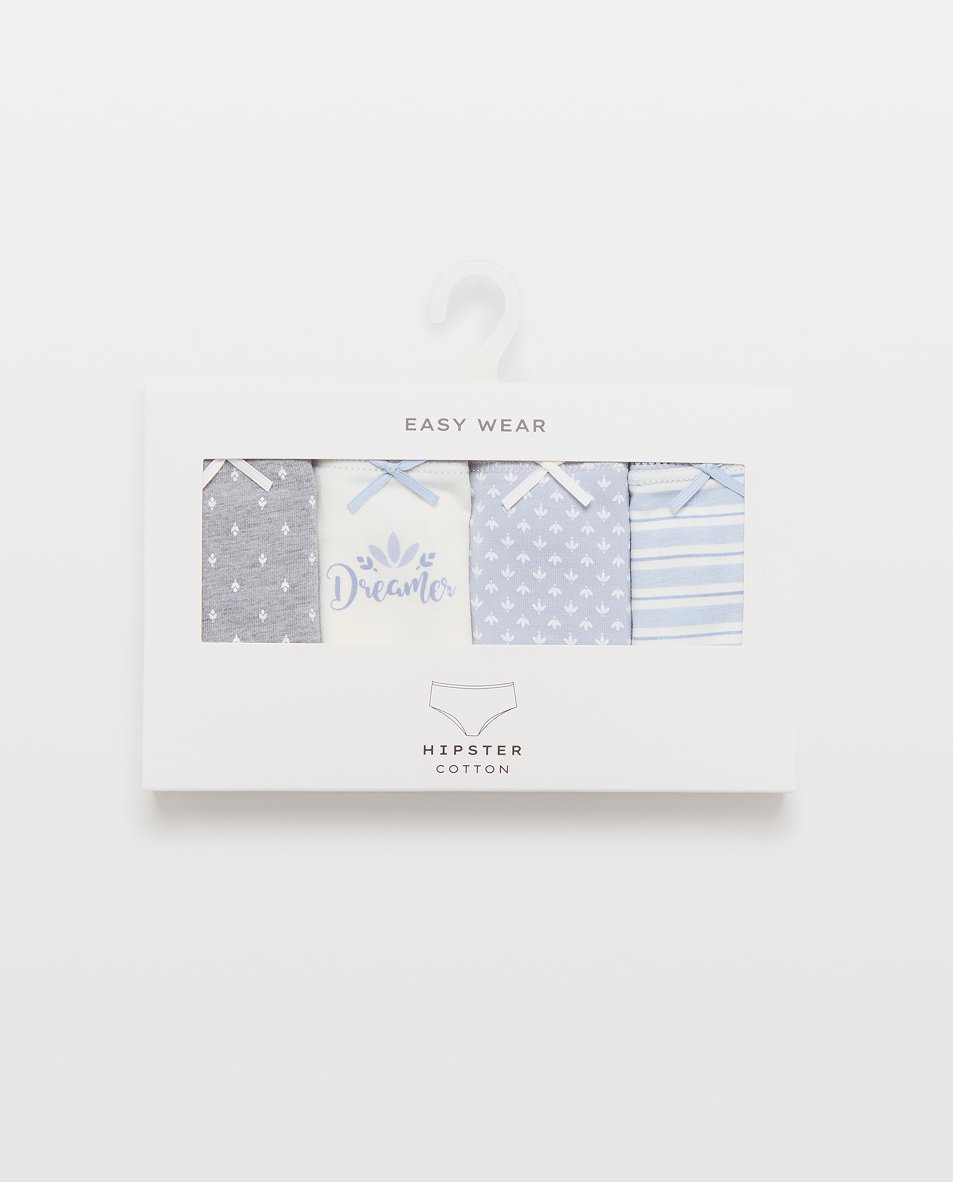 Pack de 4 Cuecas Hipster Dreamer 400 Azul-6