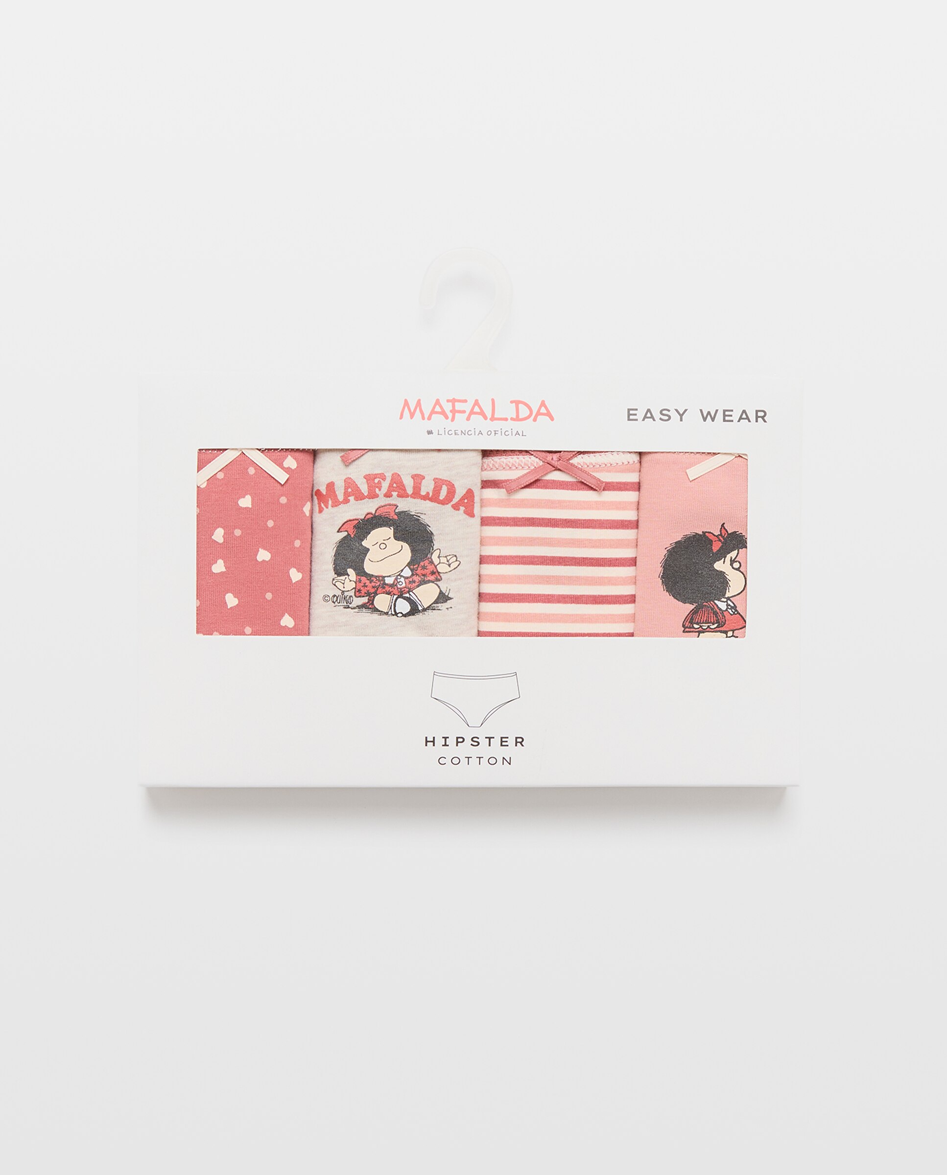 Pack de Quatro Cuecas Hipster Estampadas Bege-6