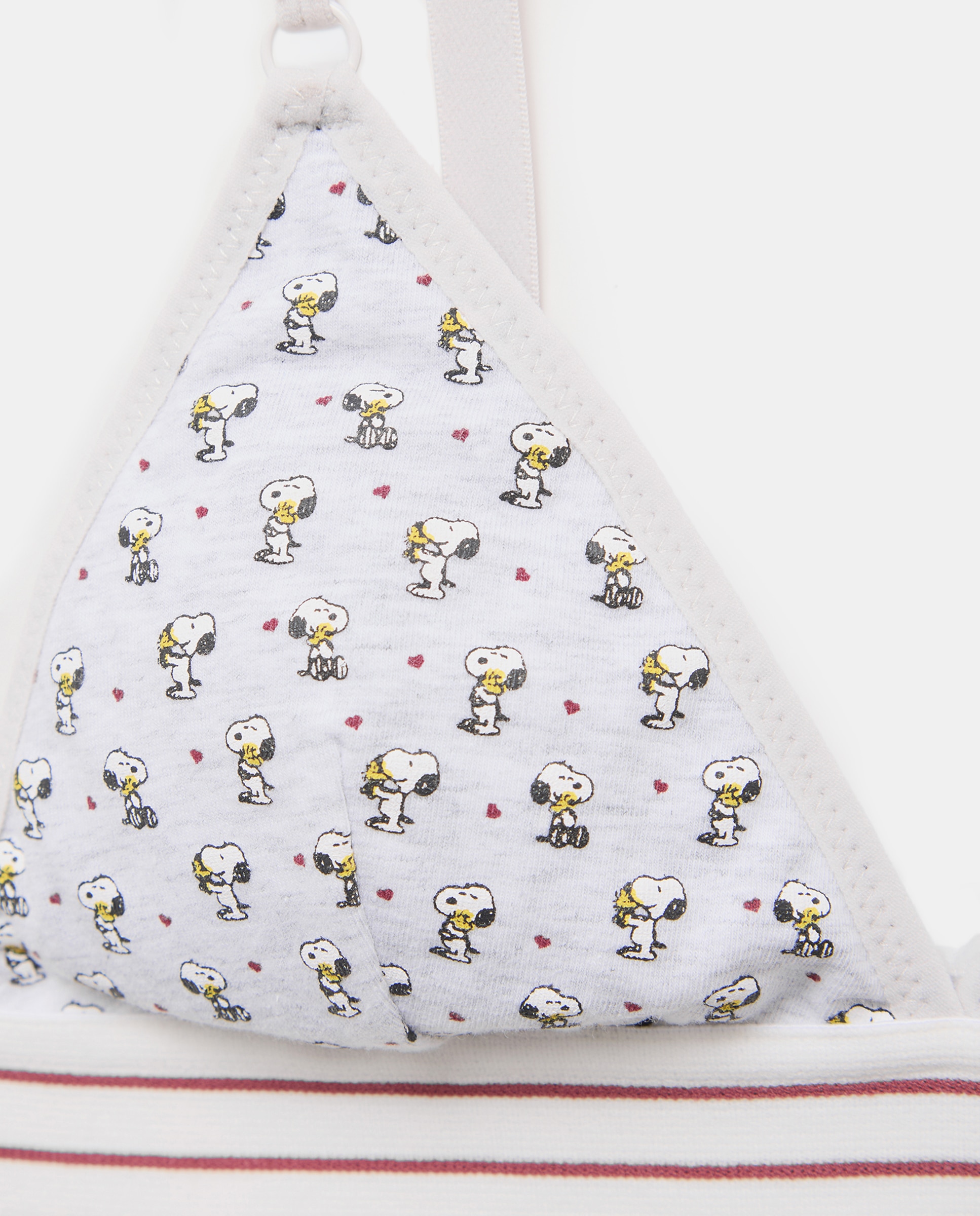 Pack dos sujetadores Snoopy - Easy Wear - Gris claro Gris claro-5