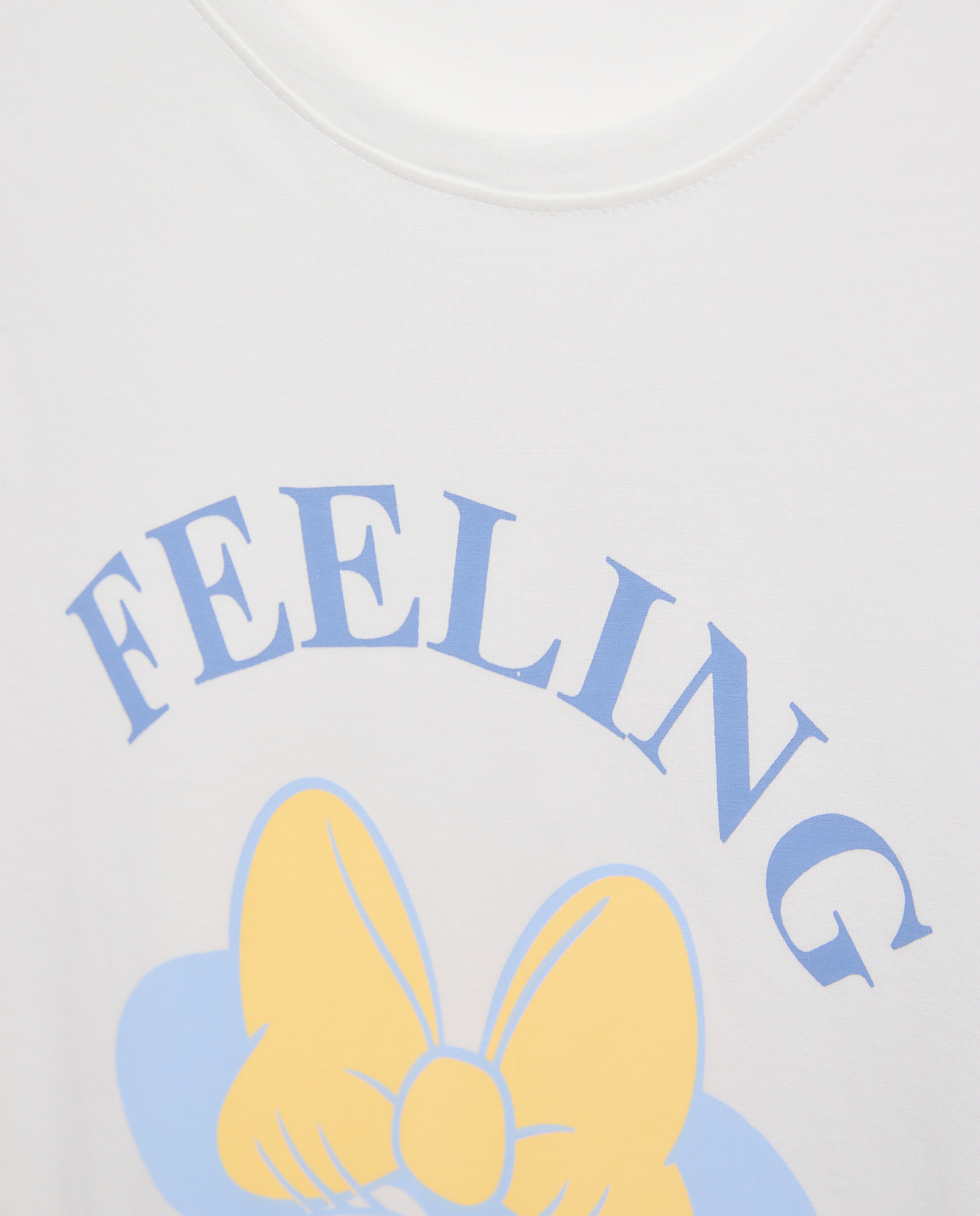 Camisa de Dormir Minnie Limões Branco-marfim-4
