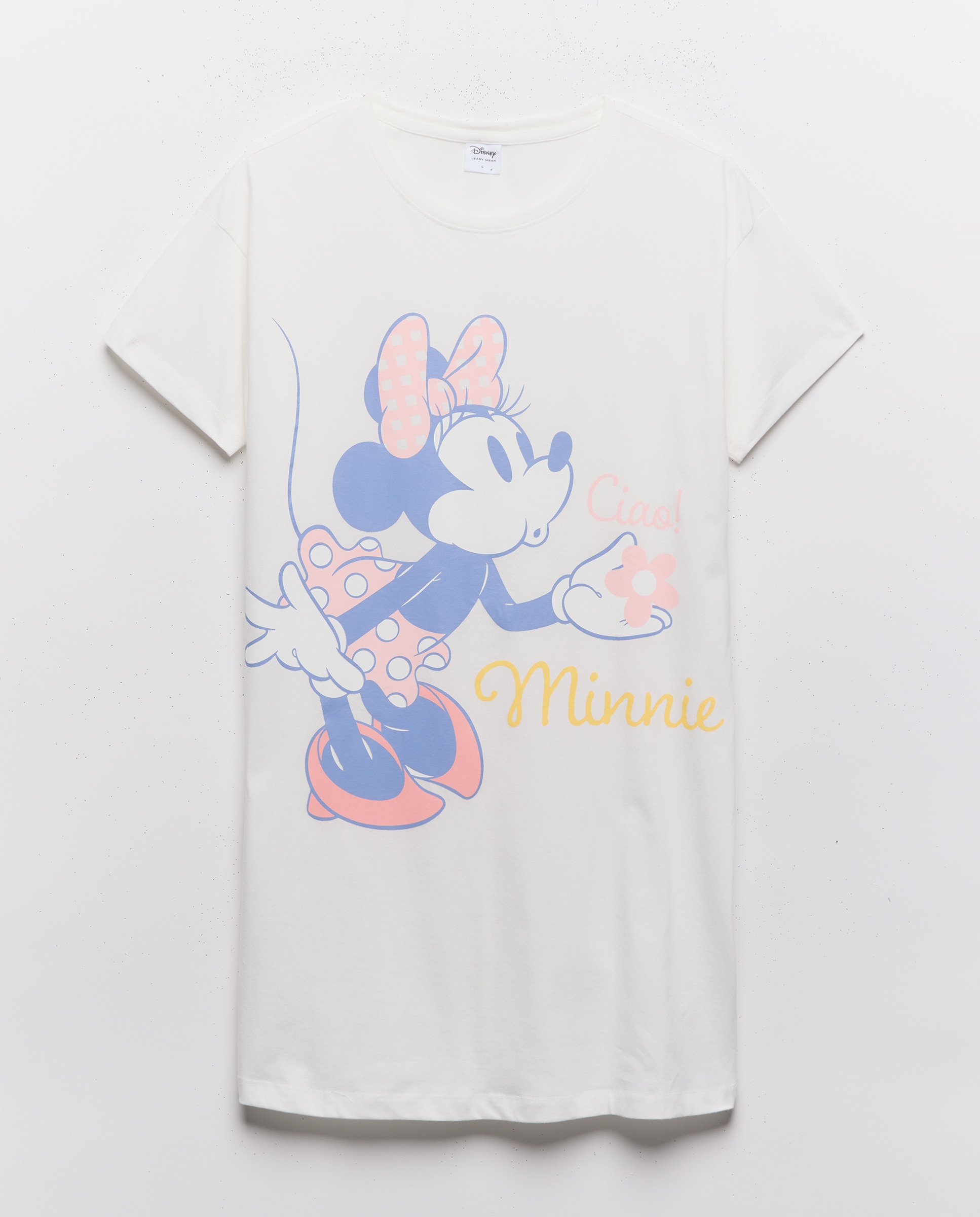 Camisa de Dormir Minnie Ciao Branco-marfim-3