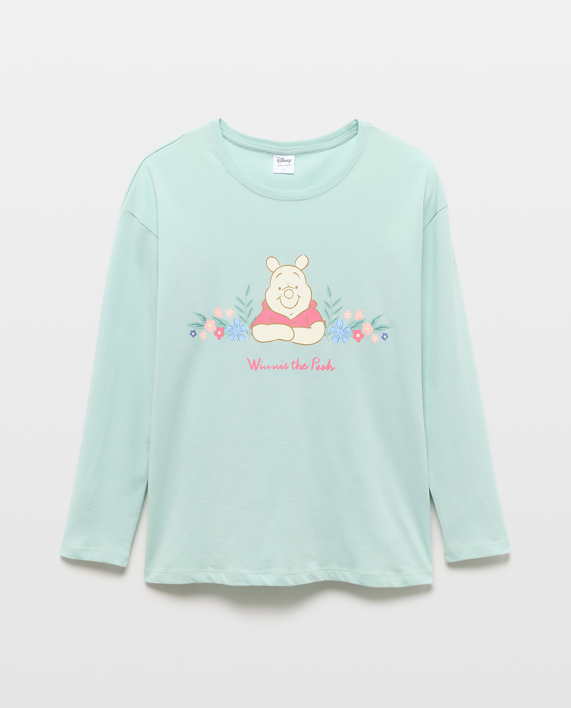 T-shirt Winnie the Pooh 510 Verde Claro-5