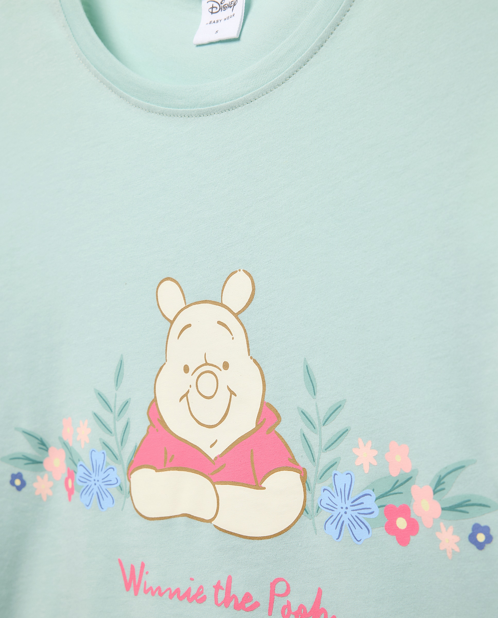 T-shirt Winnie the Pooh 510 Verde Claro-6