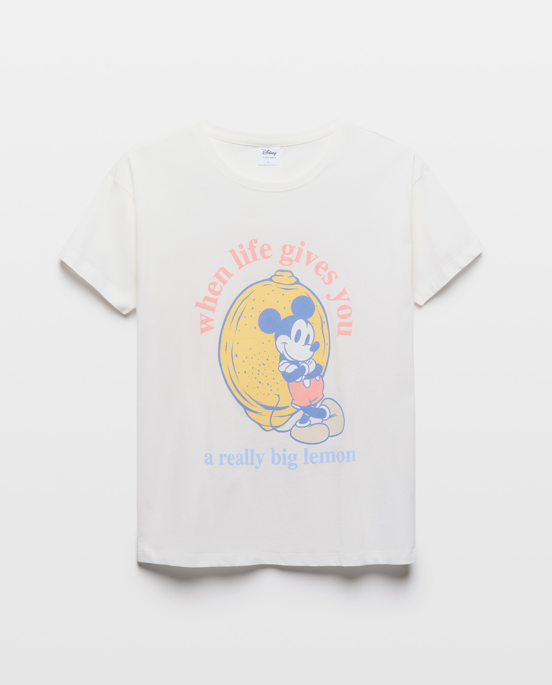 T-shirt Mickey Limão 410 Azul Claro-4