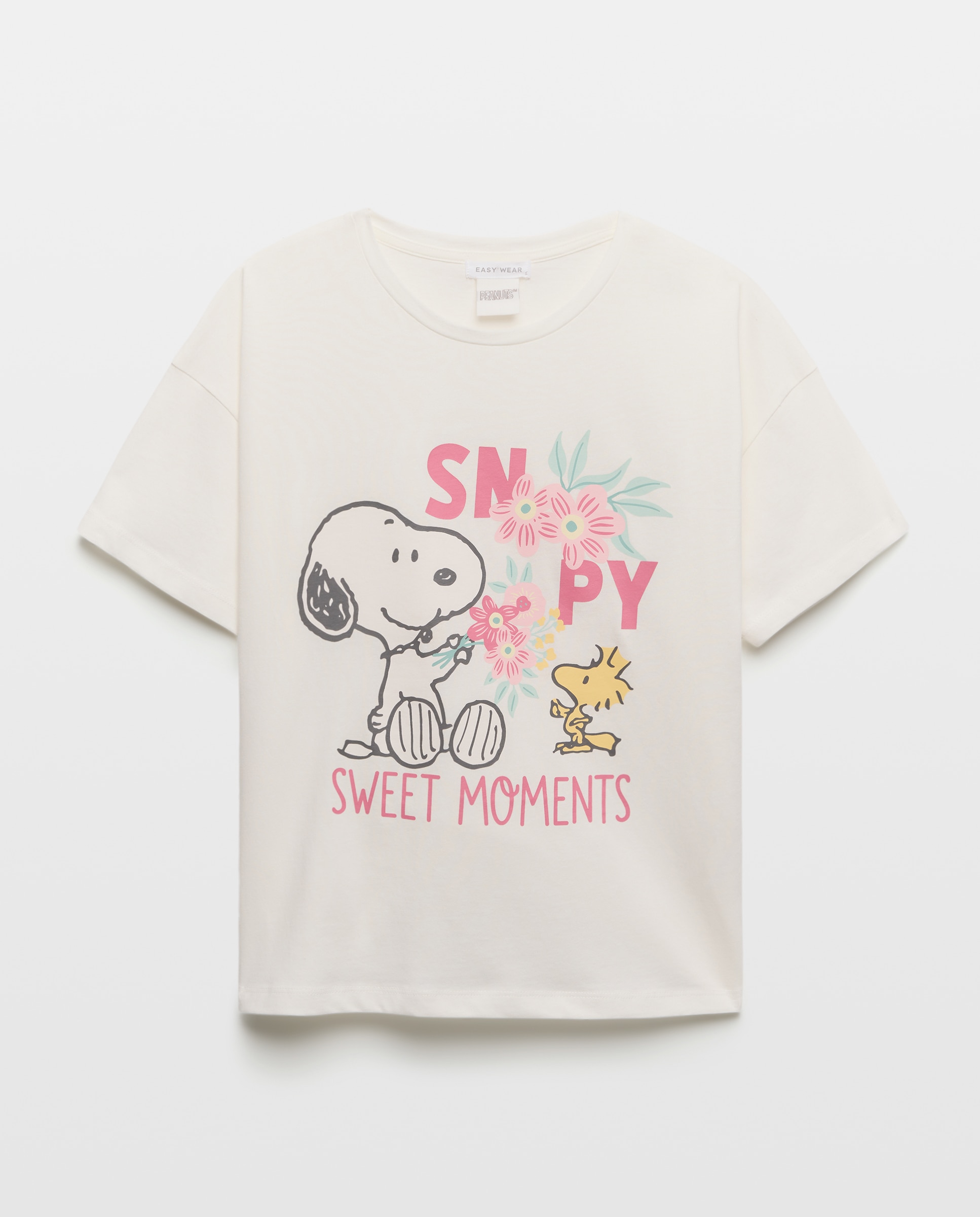 Camiseta de mujer Snoopy - Easy Wear - Blanco Blanco-4