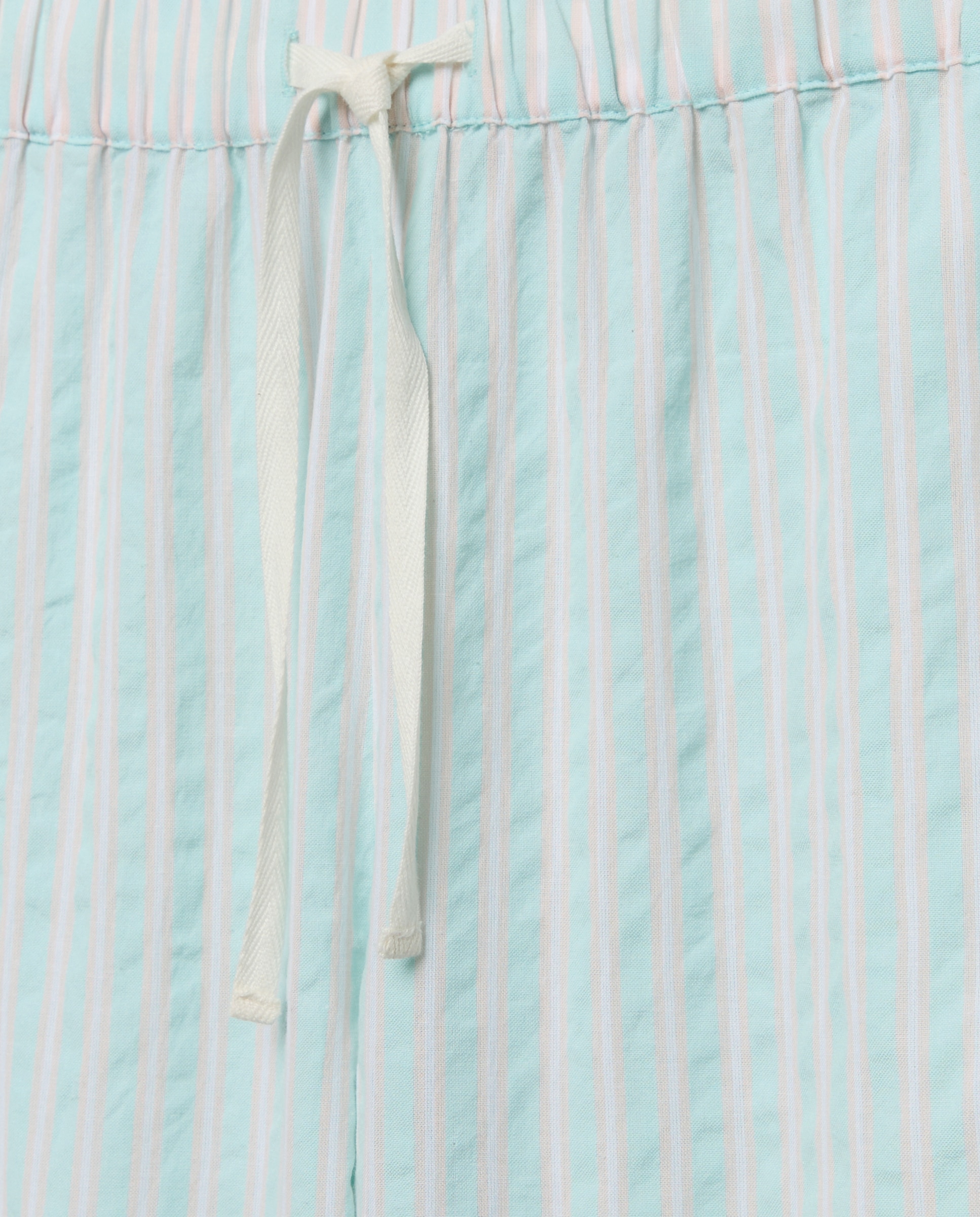 Calças de Pijama às Riscas 510 Verde Claro-5