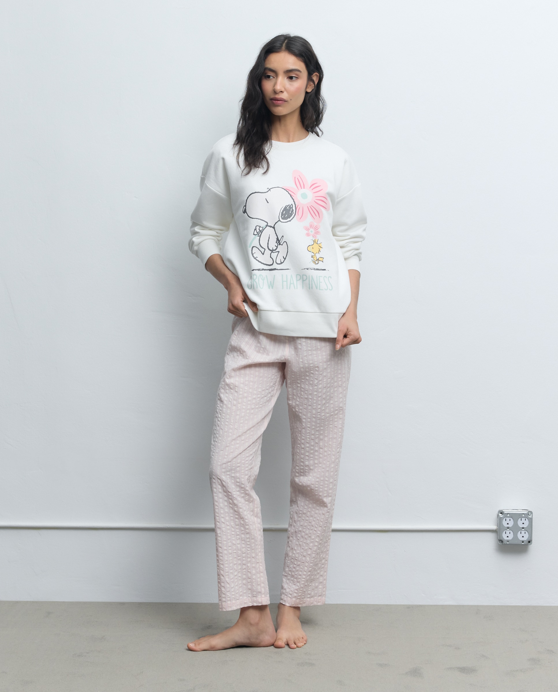 Sweatshirt Snoopy Branco-2