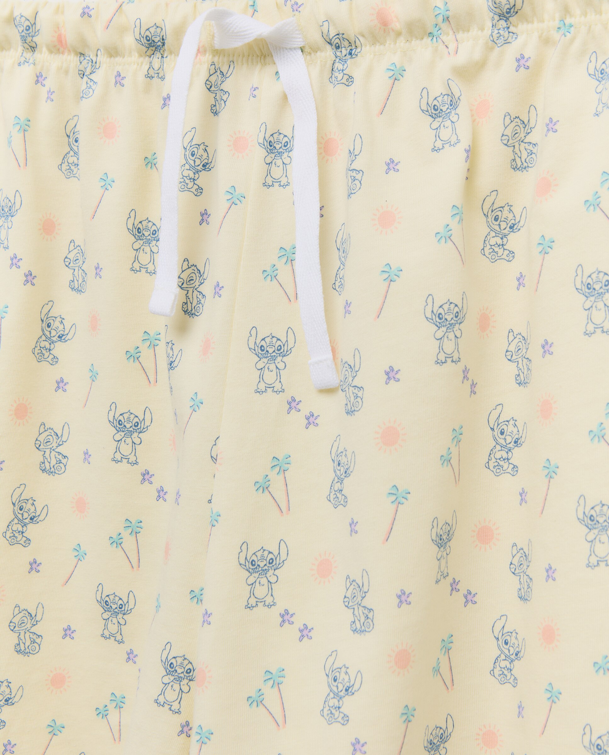 Pijama Stitch Hawai - Easy Wear - Blanco roto Blanco roto-4