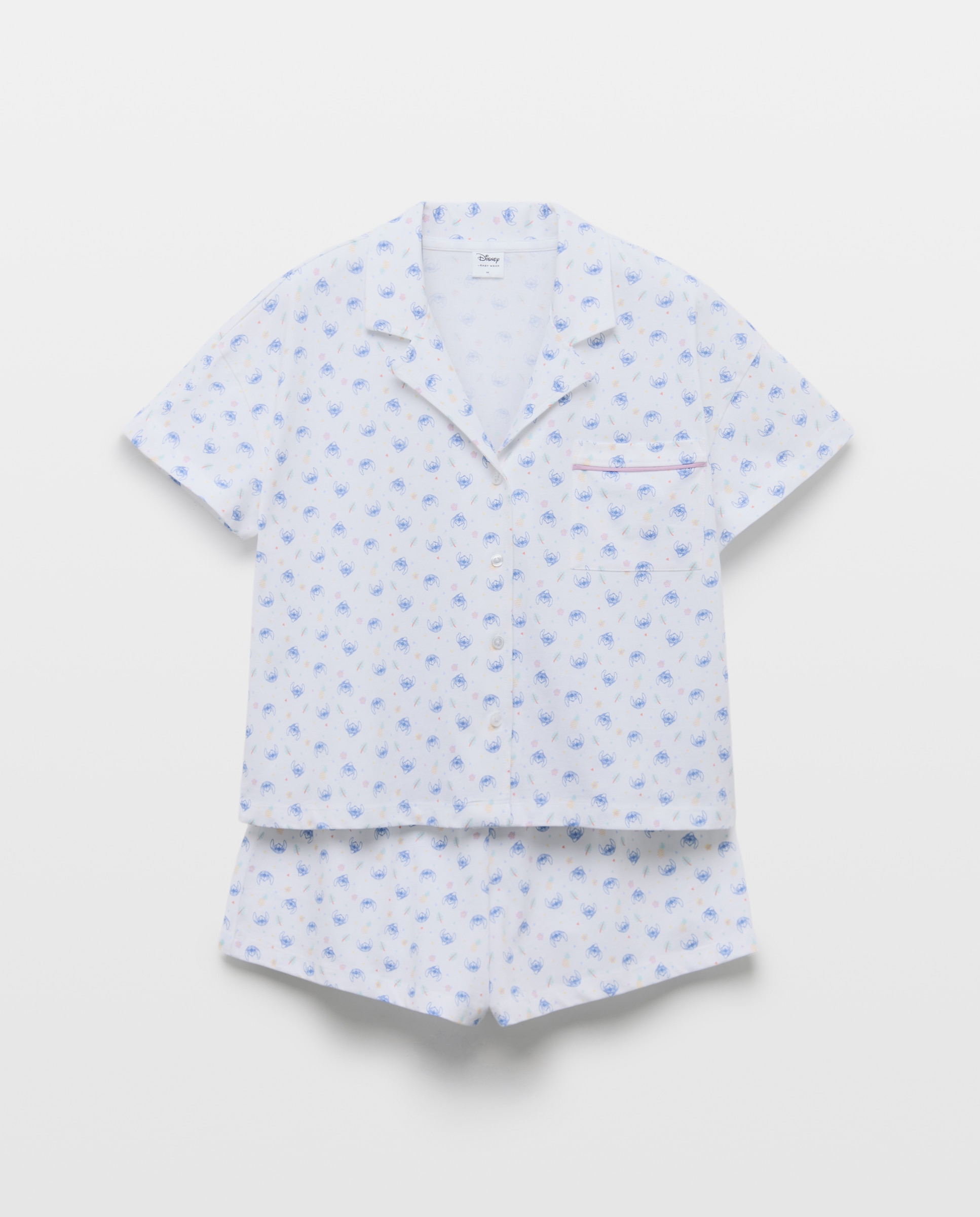 Pijama Stitch com Ananases 284 Lilás-3