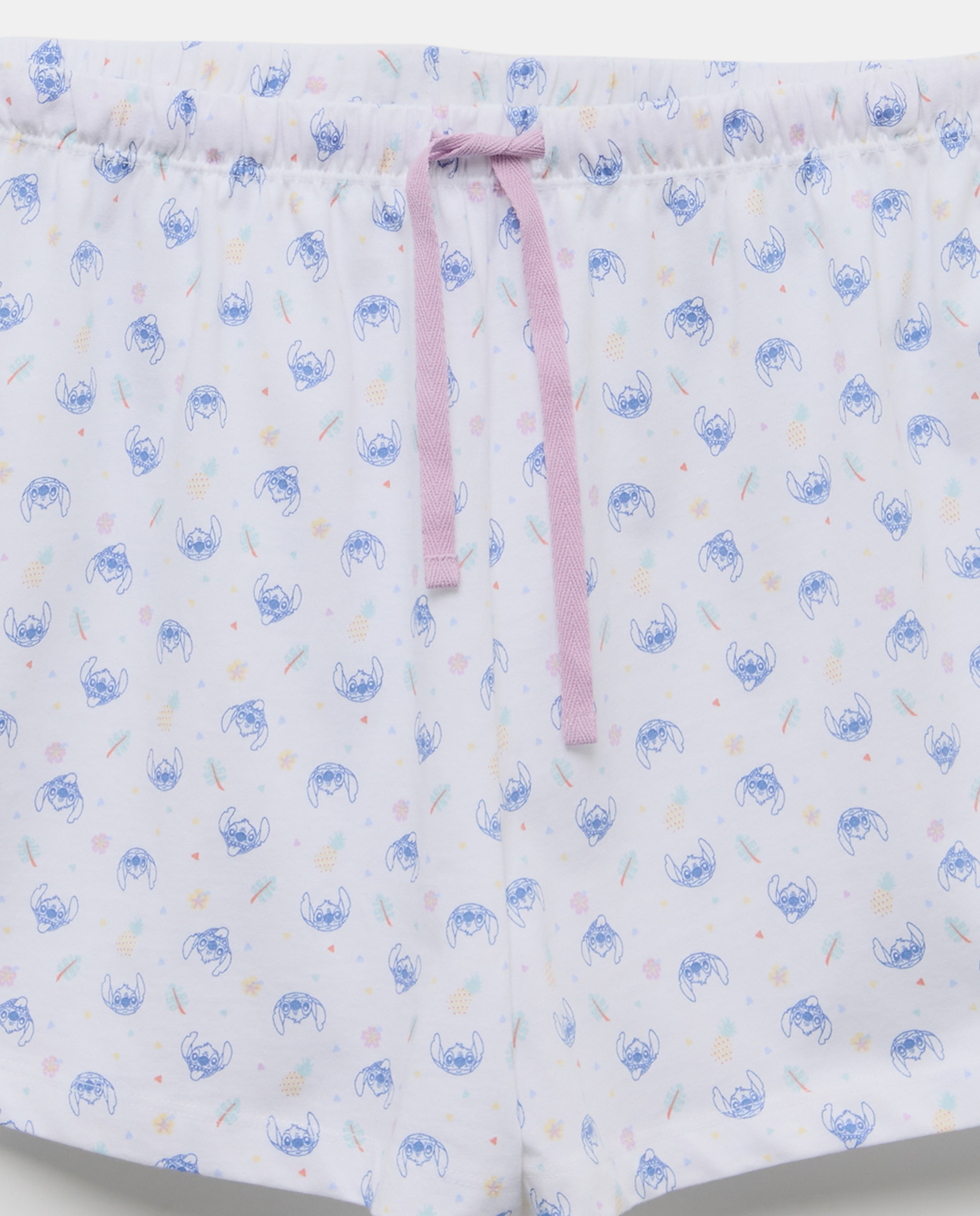 Pijama Stitch com Ananases 284 Lilás-4