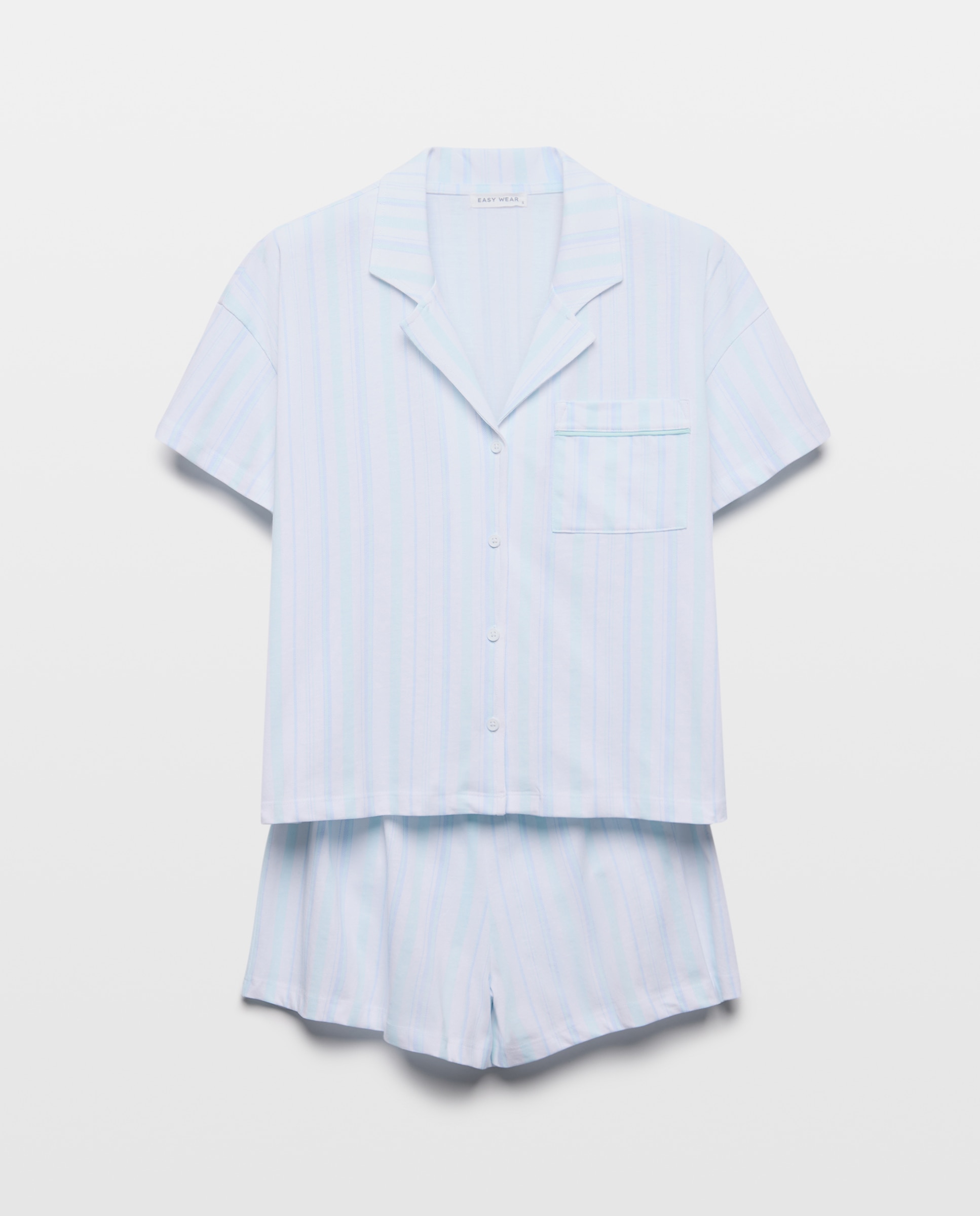 Imagem 0 de Pijama Curto às Riscas