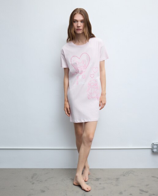 Imagem 0 de Camisa de Dormir Stitch and Angel