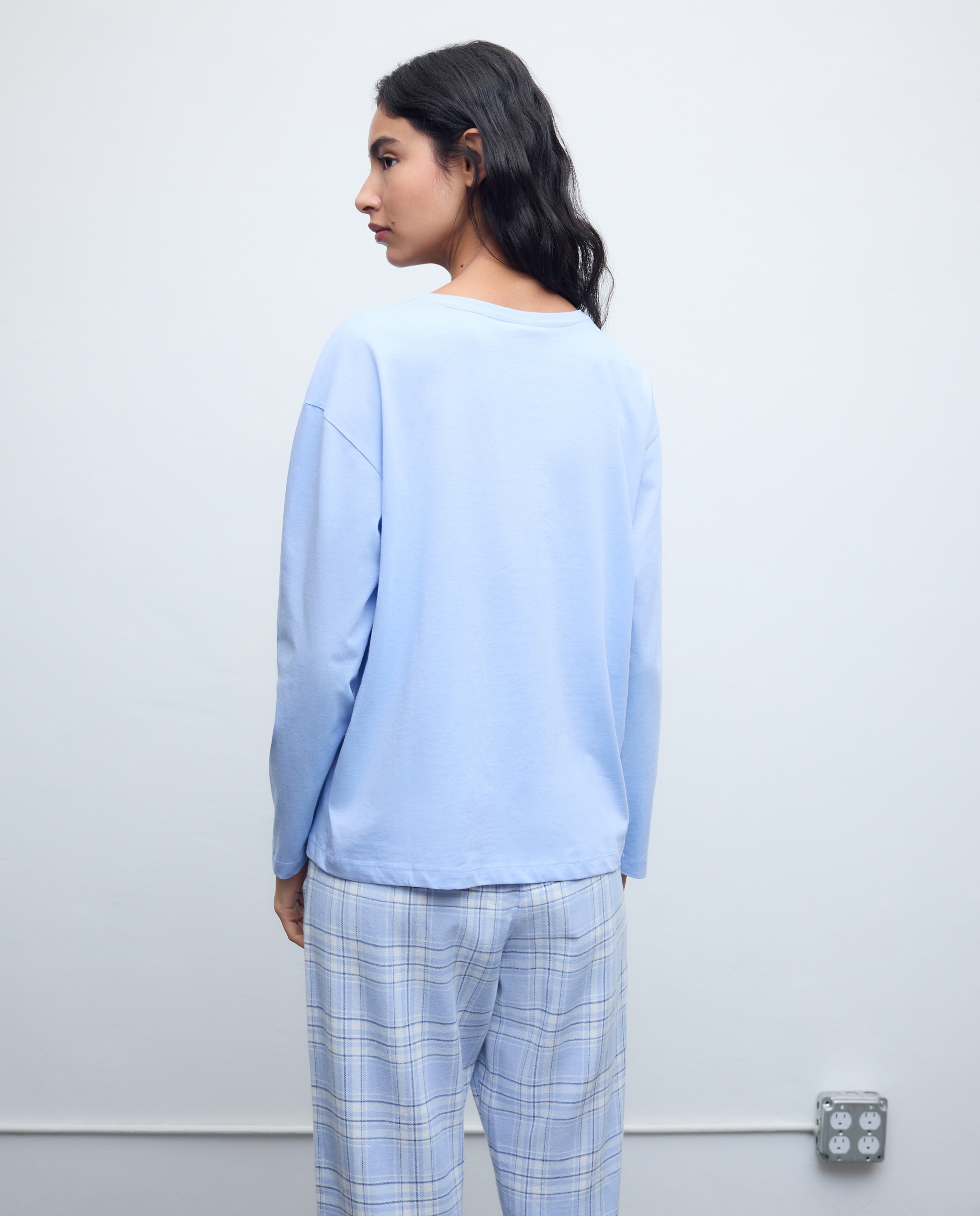 T-shirt Stitch & Angel 400 Azul-3
