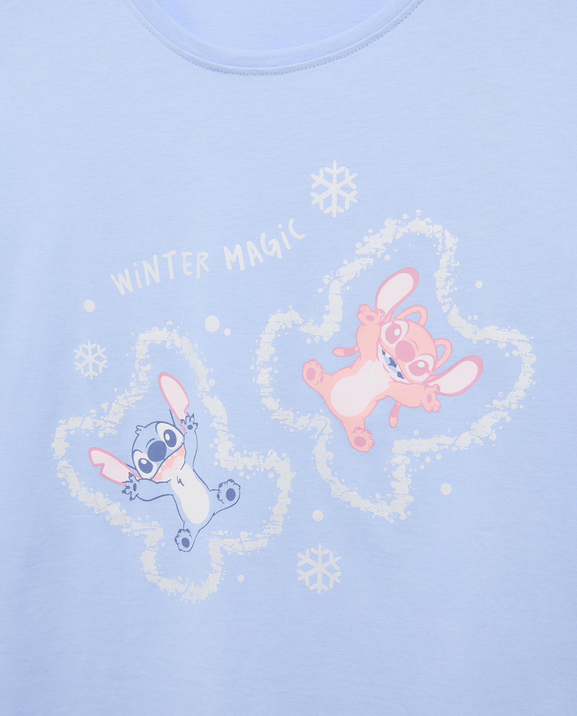 T-shirt Stitch & Angel 400 Azul-2