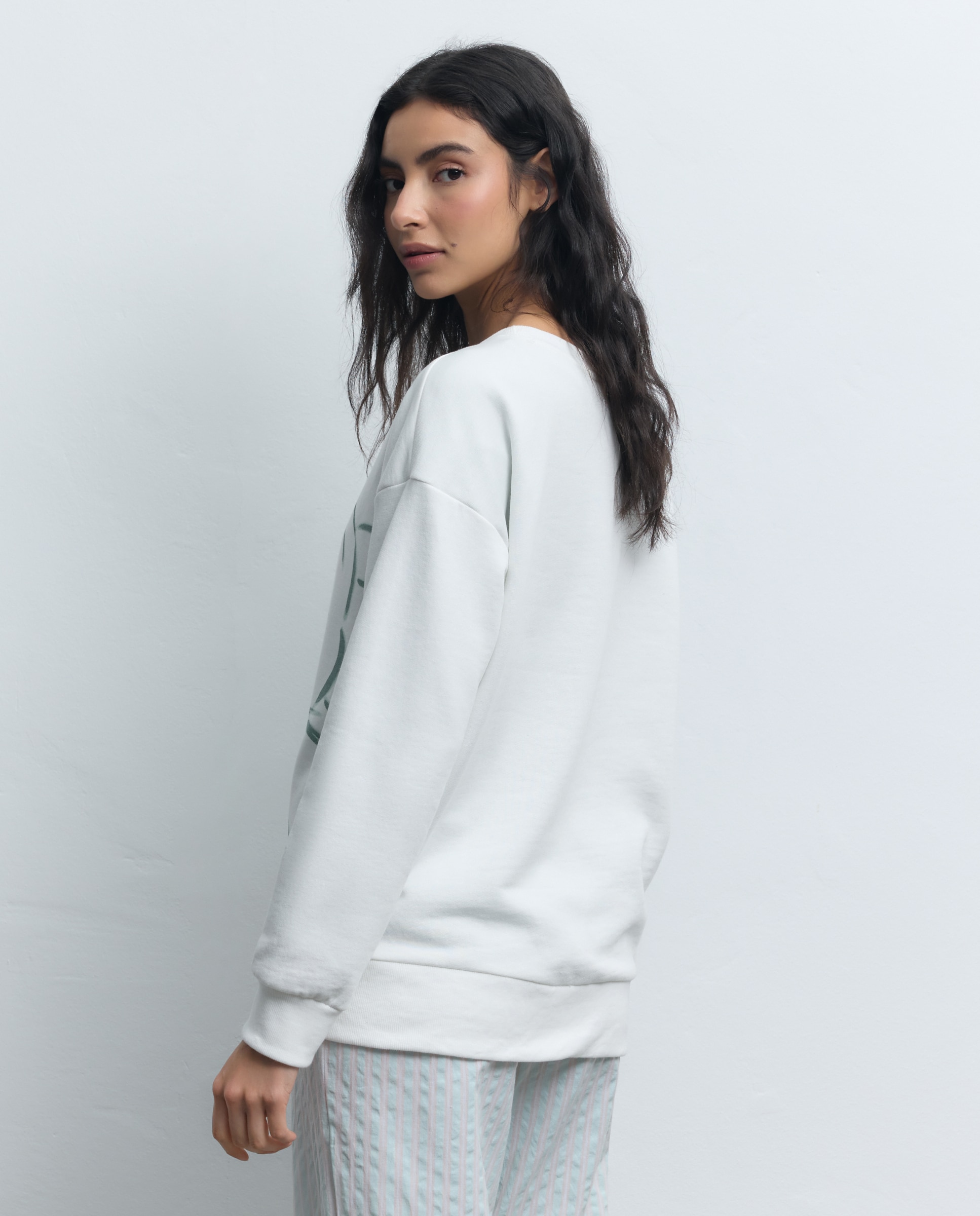 Sweatshirt Winnie the Pooh Branco-marfim-3