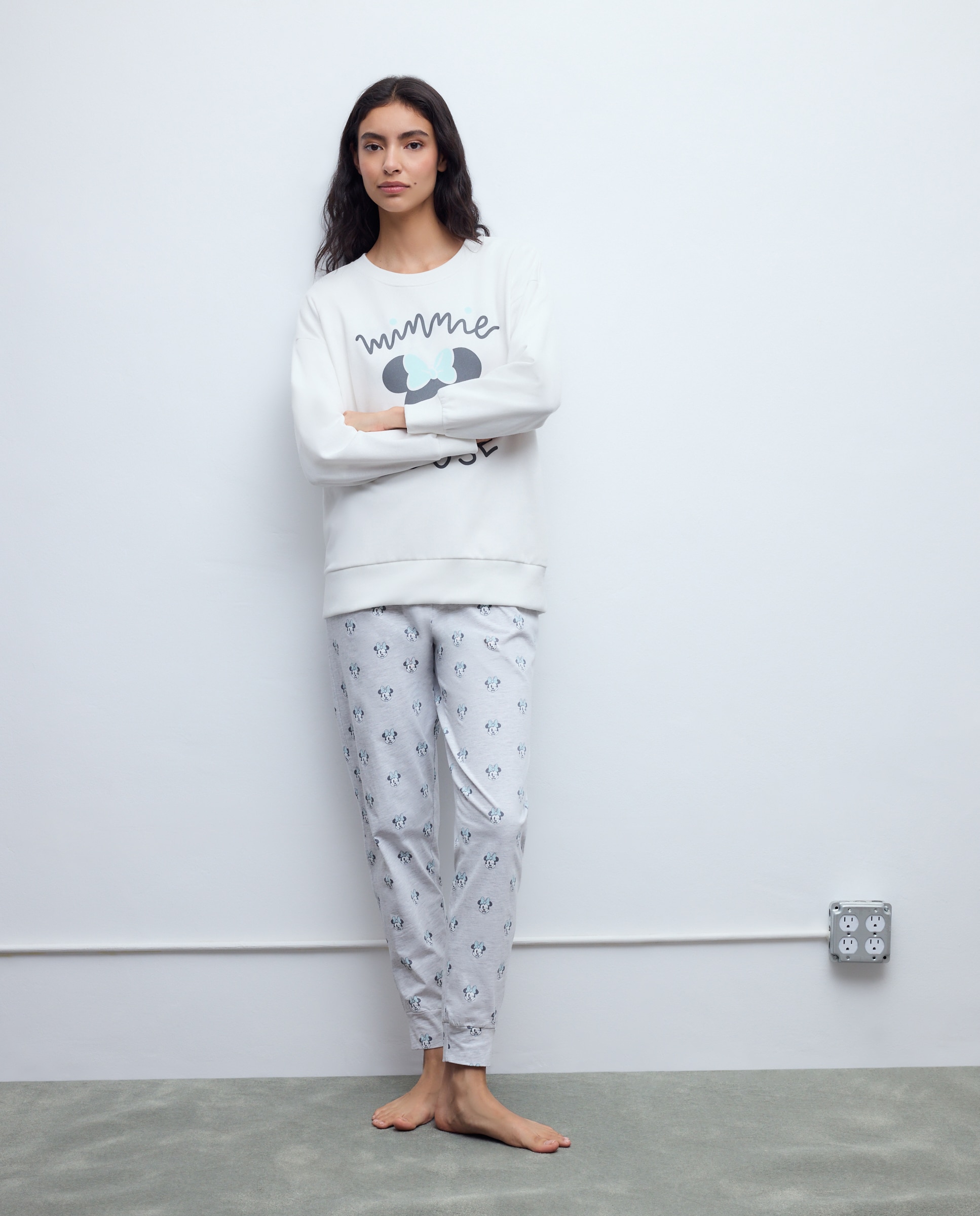 Sweatshirt Minnie 120 Cru-2